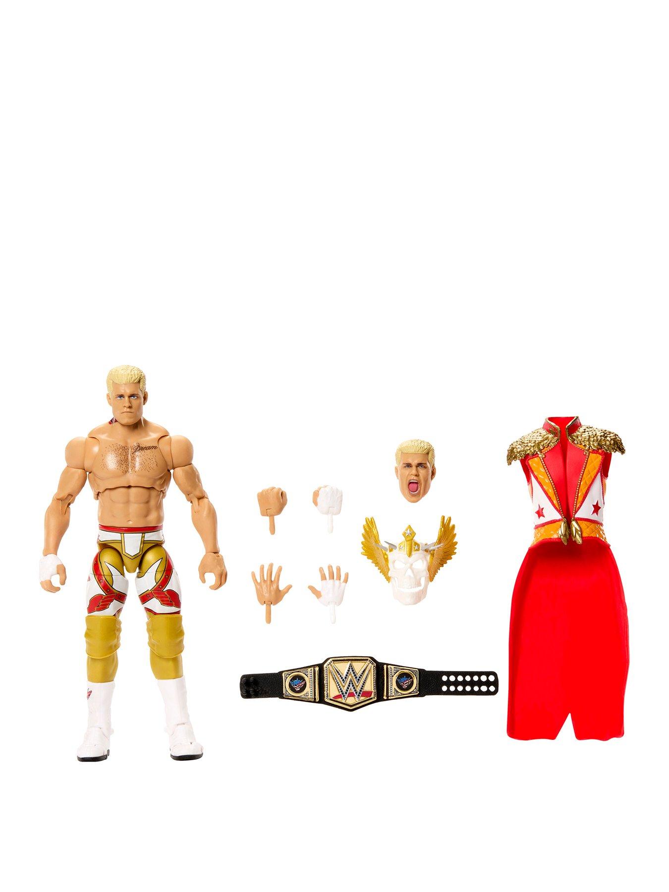Image 1 of 7 of WWE WWE Ultimate Edition Cody Rhodes Action Figure &amp; Accessories Set, 6-inch Collectible Superstar