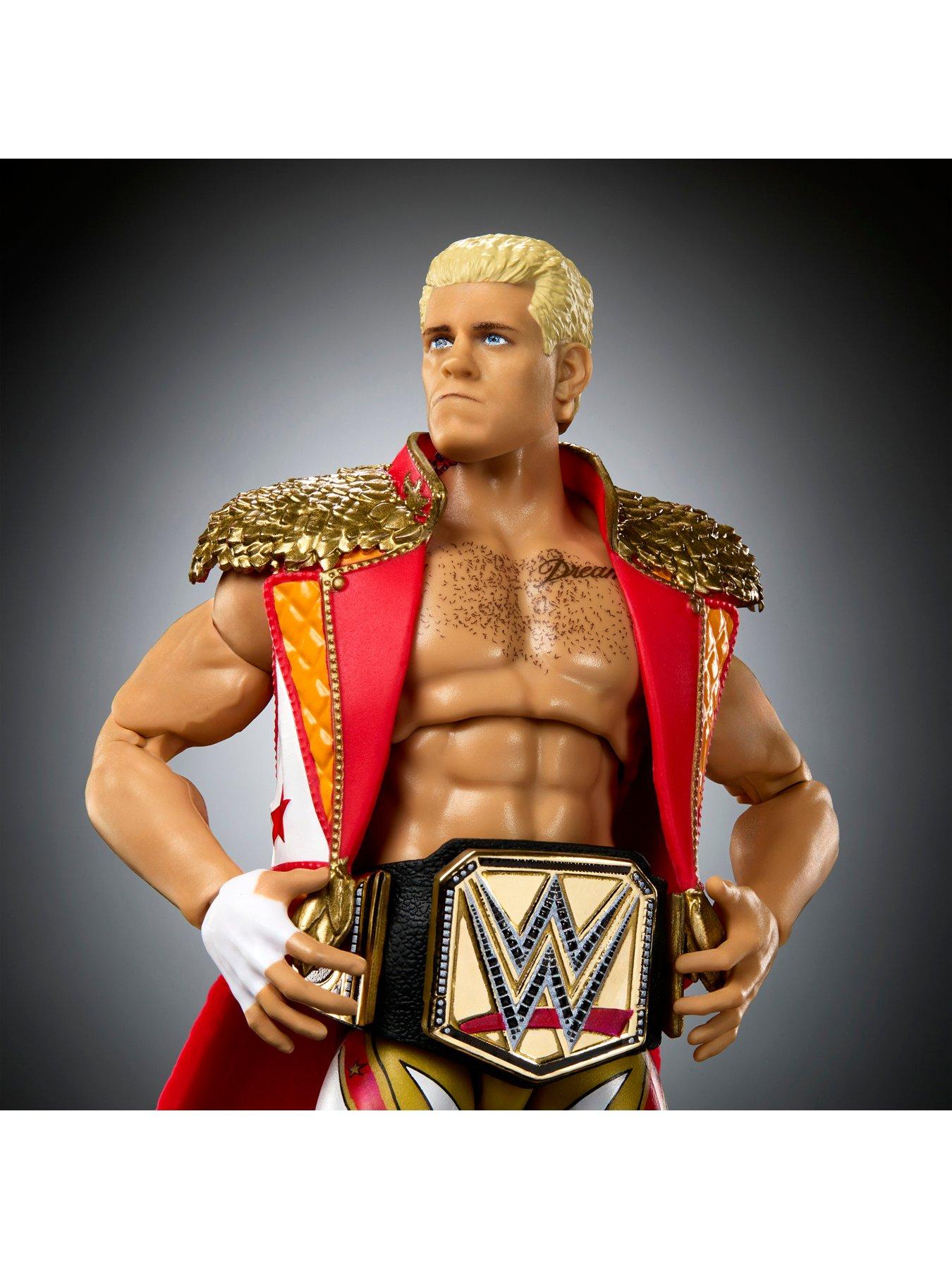 Image 4 of 7 of WWE WWE Ultimate Edition Cody Rhodes Action Figure &amp; Accessories Set, 6-inch Collectible Superstar