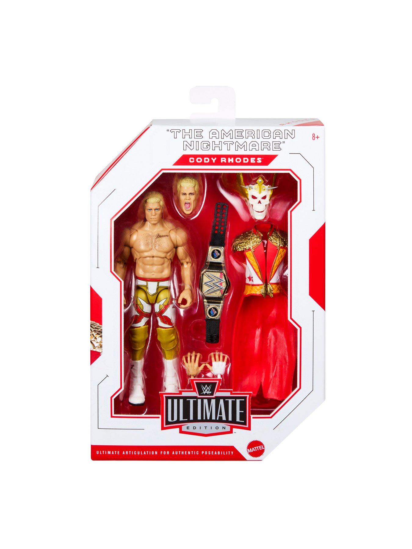 Image 6 of 7 of WWE WWE Ultimate Edition Cody Rhodes Action Figure &amp; Accessories Set, 6-inch Collectible Superstar