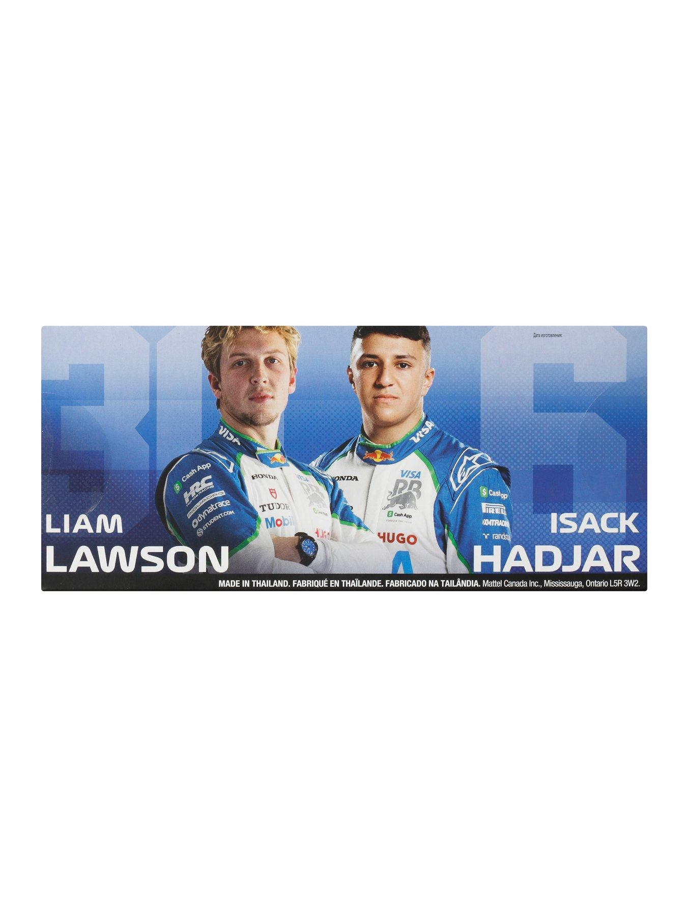 Image 2 of 7 of Hot Wheels VCARB Racing Bulls Formula One Team 2-Pack with Isack Hadjar &amp; Liam Lawson Racecars