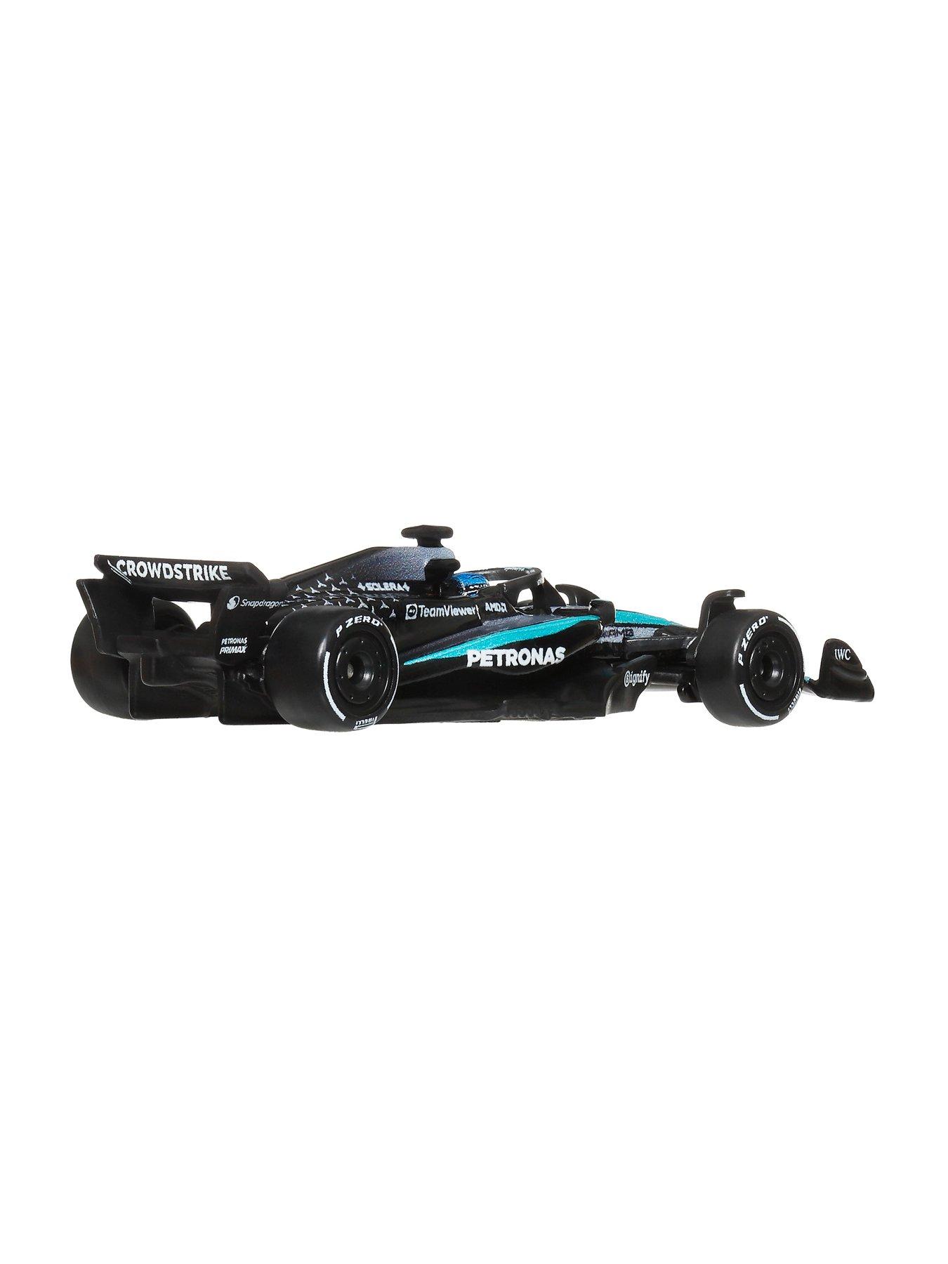 Image 2 of 6 of Hot Wheels 1:64 Scale Premium Die-Cast Formula 1 - Mercedes Benz George Russel #63 Collectible Toy Race Car