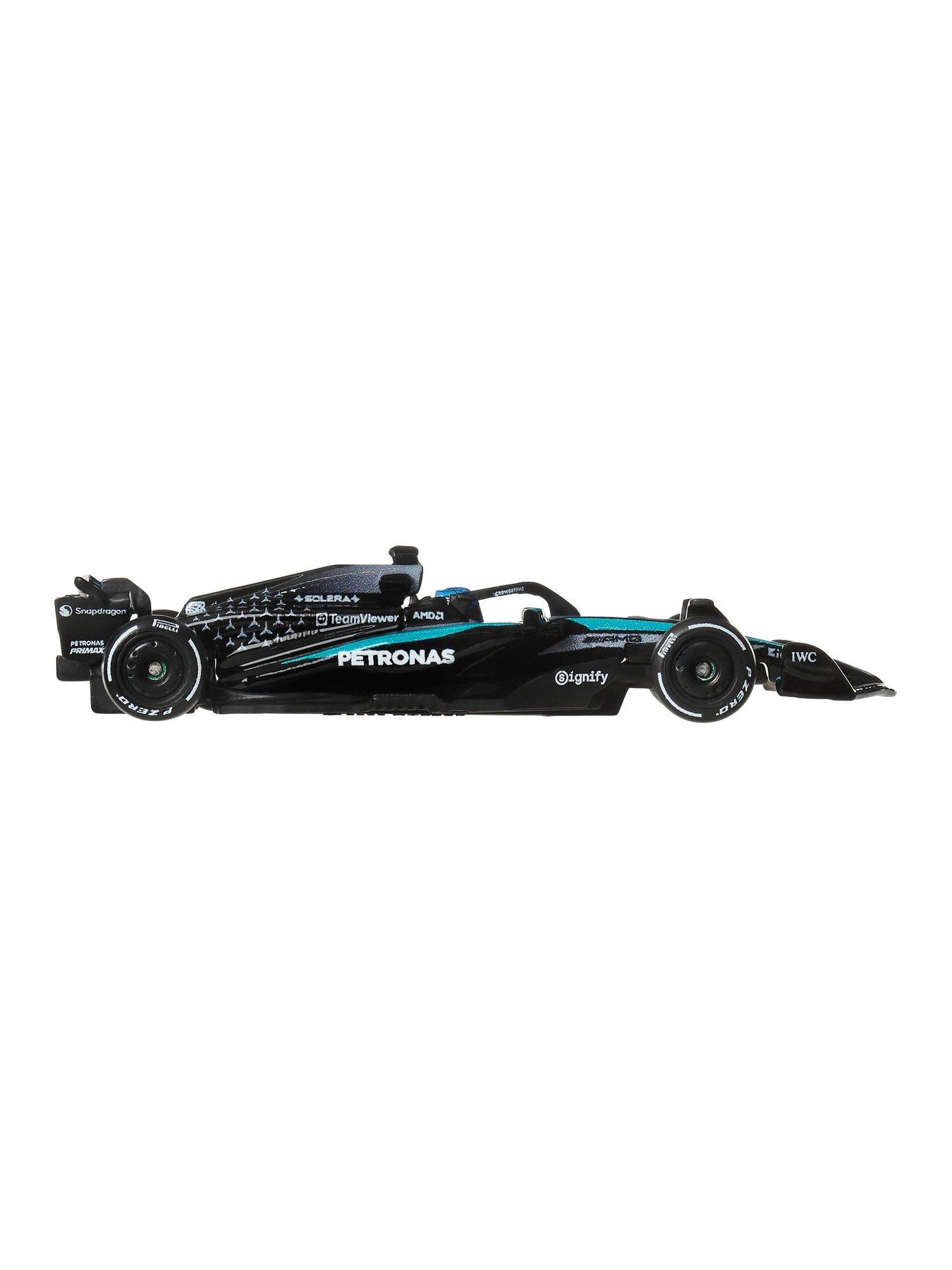 Image 4 of 6 of Hot Wheels 1:64 Scale Premium Die-Cast Formula 1 - Mercedes Benz George Russel #63 Collectible Toy Race Car