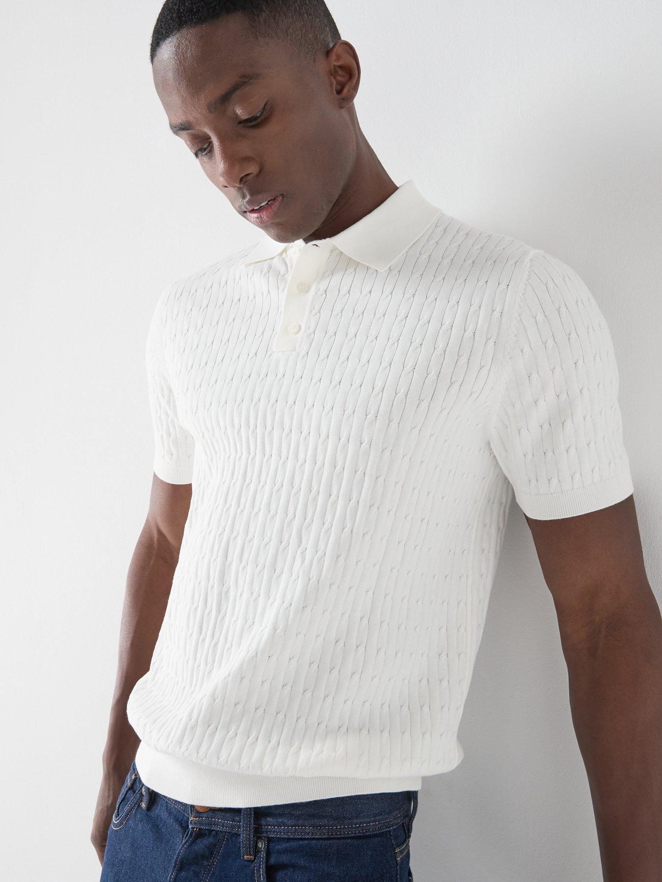 Image 5 of 5 of Mango Mango Muga Short Sleeve Knitted Polo Shirt