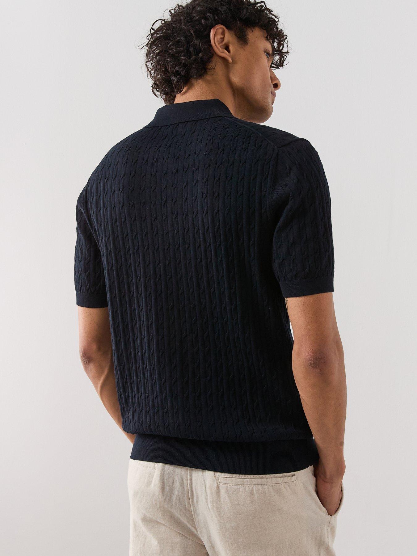 Image 2 of 6 of Mango Mango Muga Short Sleeve Knitted Polo Shirt