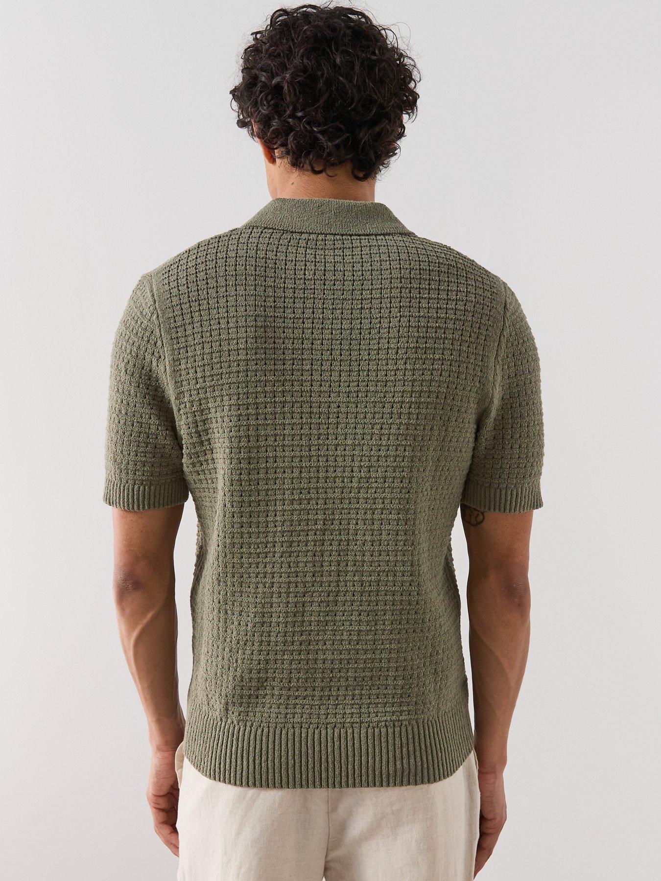Image 2 of 6 of Mango Mango Samos Short Sleeve Knitted Polo Shirt