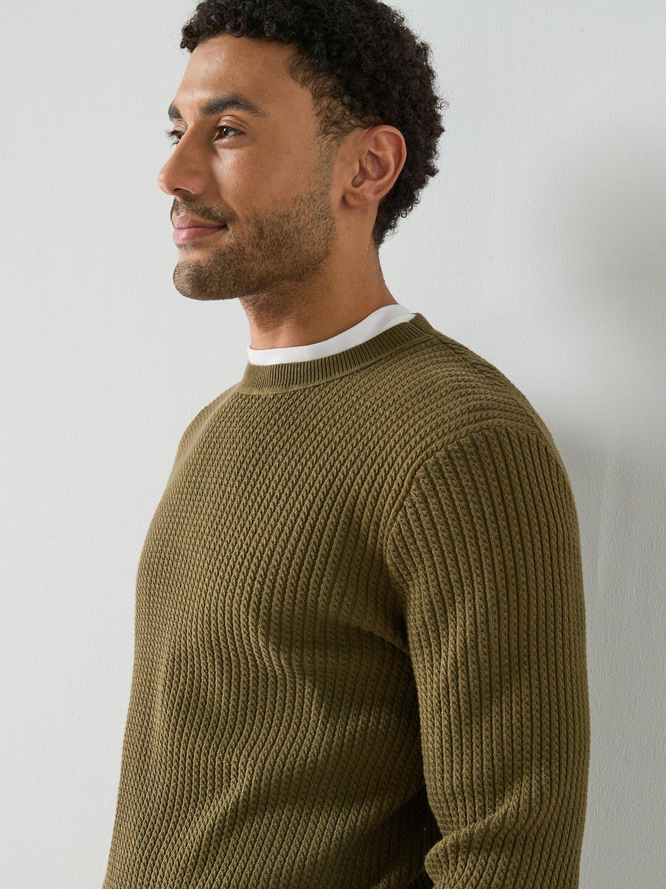 Image 5 of 6 of Mango Warrior Knitted Jumper - Khaki