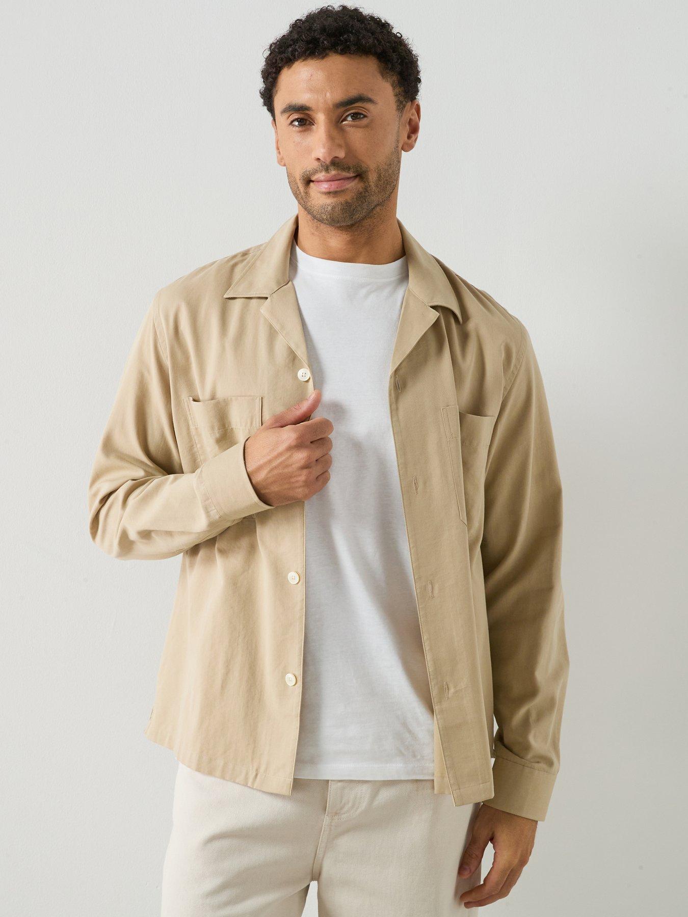 Image 1 of 6 of Mango Salar Jacket - Beige