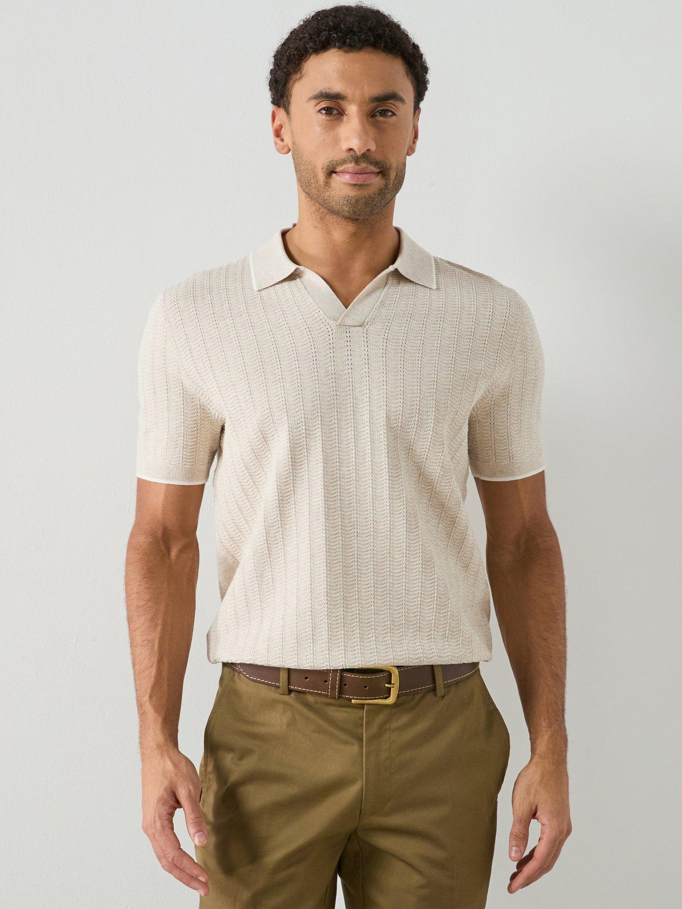 Mango Mango Tip Short Sleeve Polo Shirt