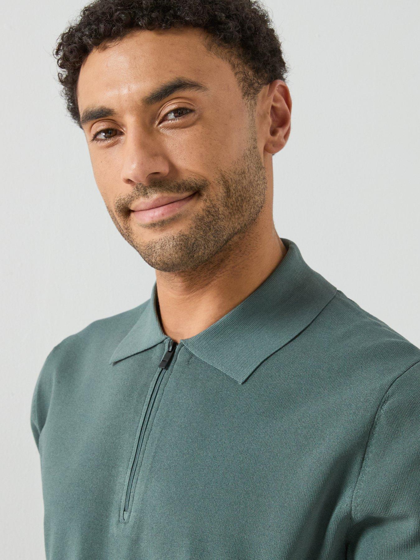 mango-performance-miller-short-sleeve-polo-shirt-greenoutfit