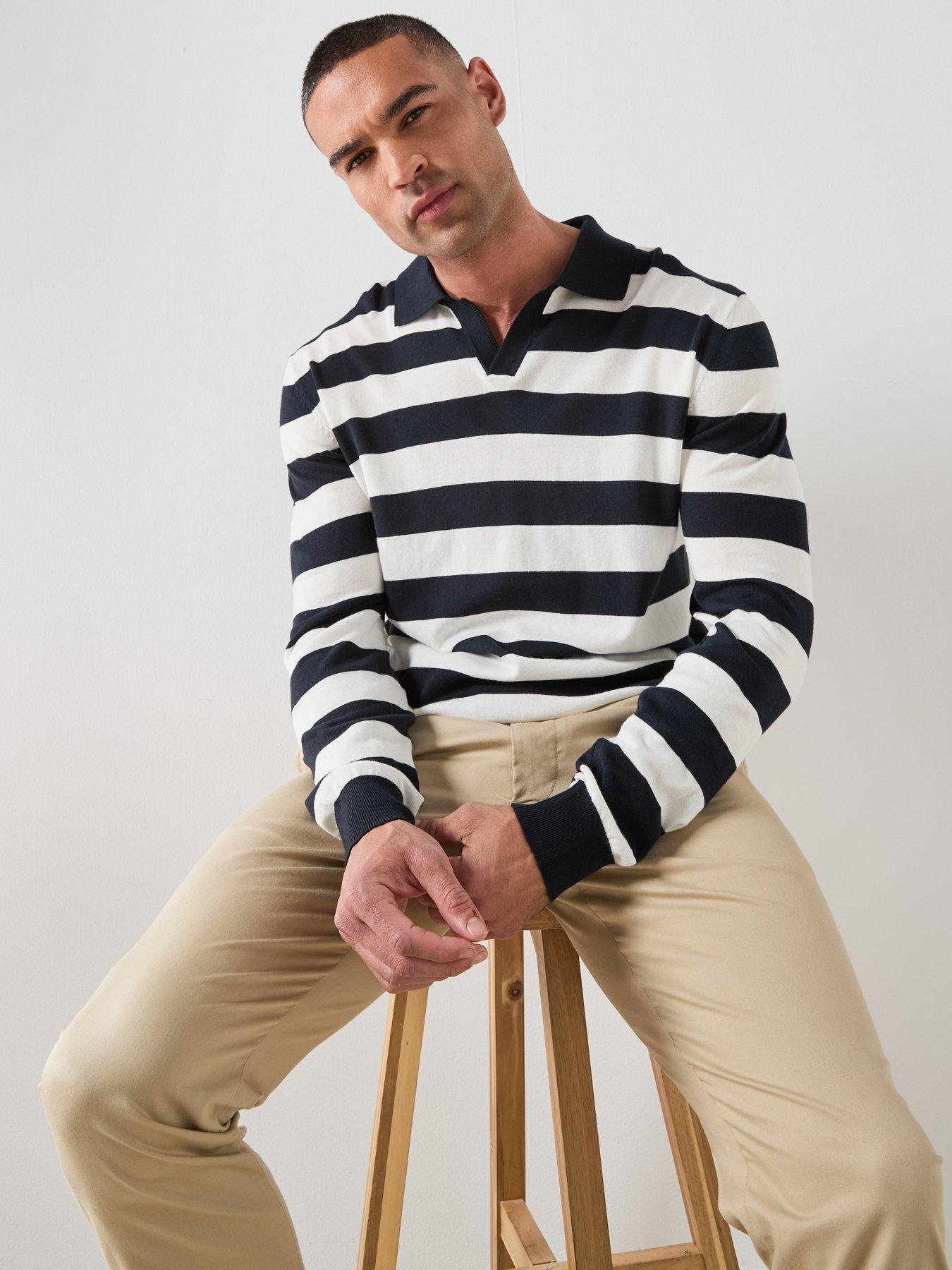 Image 6 of 6 of Mango Mango Claude Long Sleeve Polo Shirt