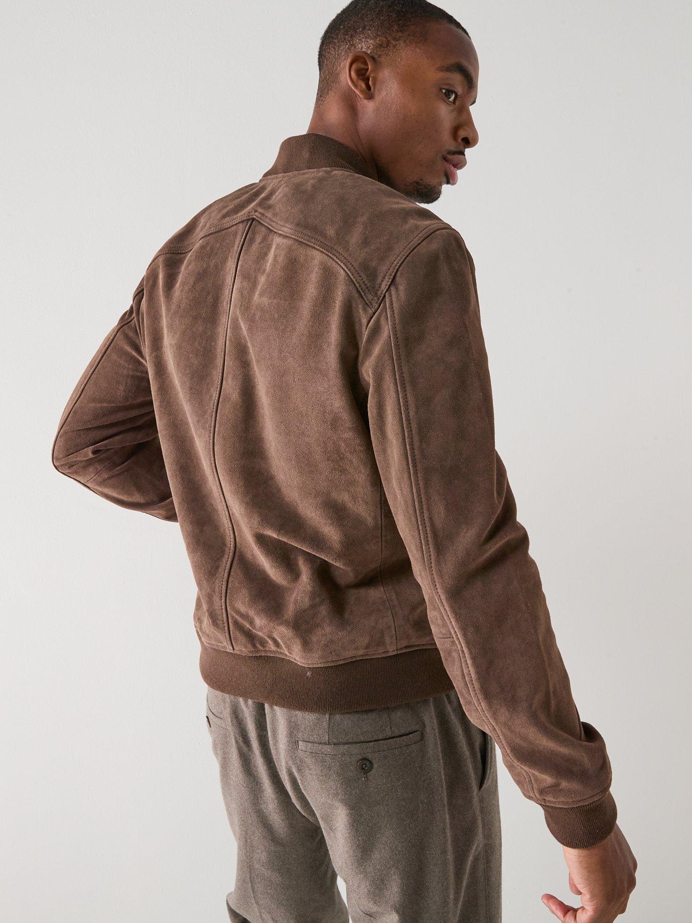 Image 2 of 6 of AllSaints Stafford Bomber Jacket - Brown