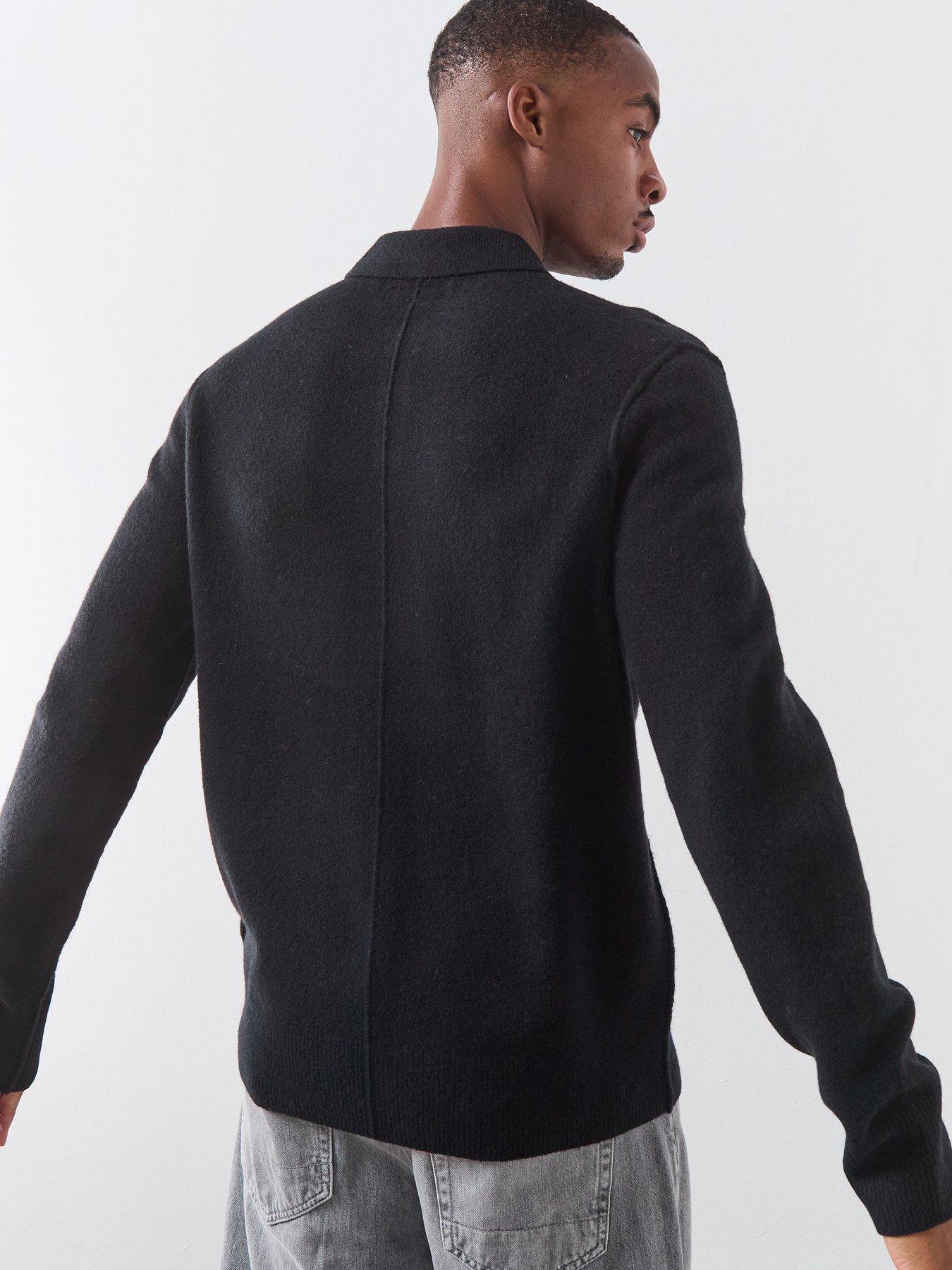 allsaints-statten-long-sleeve-knitted-polo-top-blackstillFront