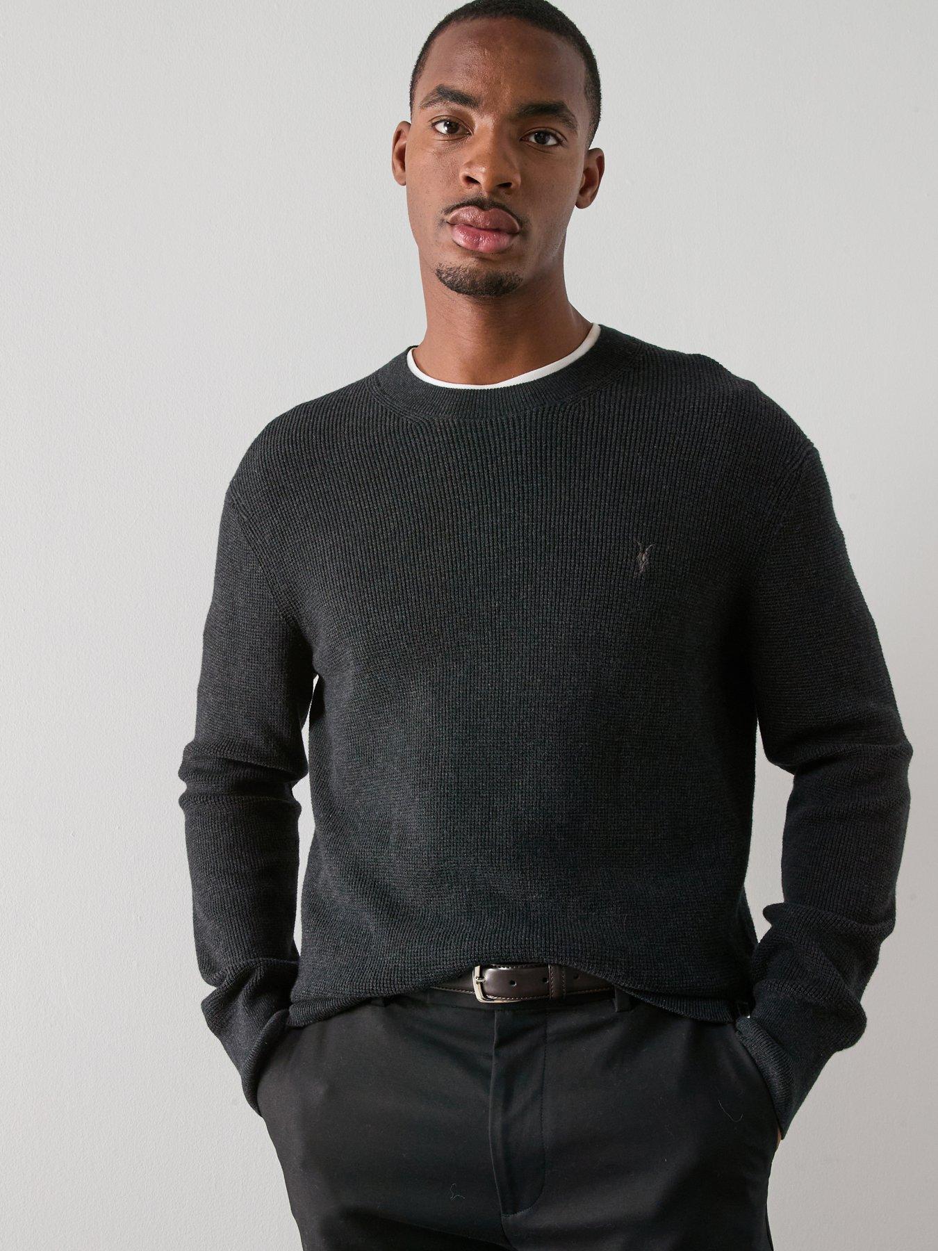 Image 1 of 5 of AllSaints Aspen Crew - Black
