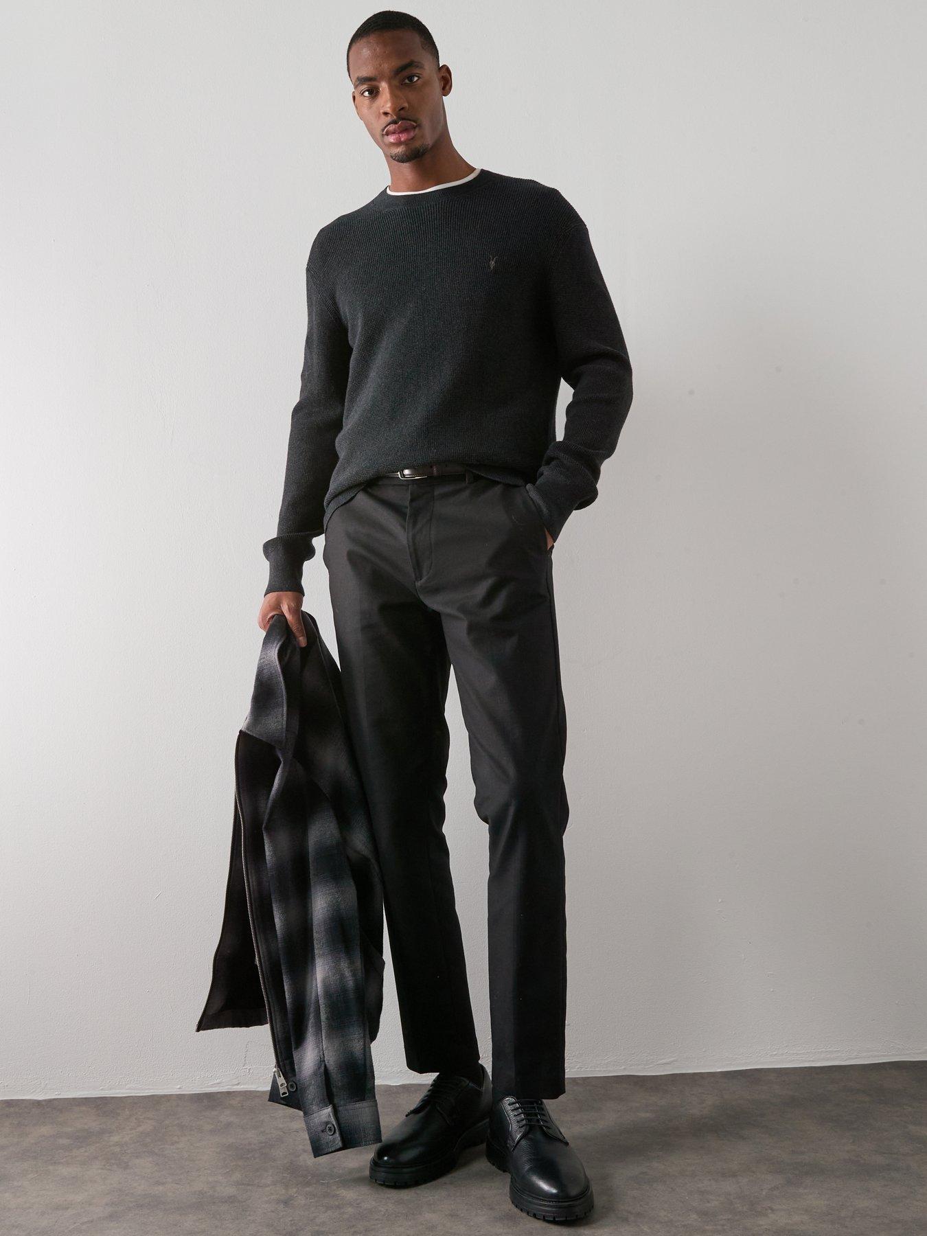 Image 3 of 5 of AllSaints Aspen Crew - Black