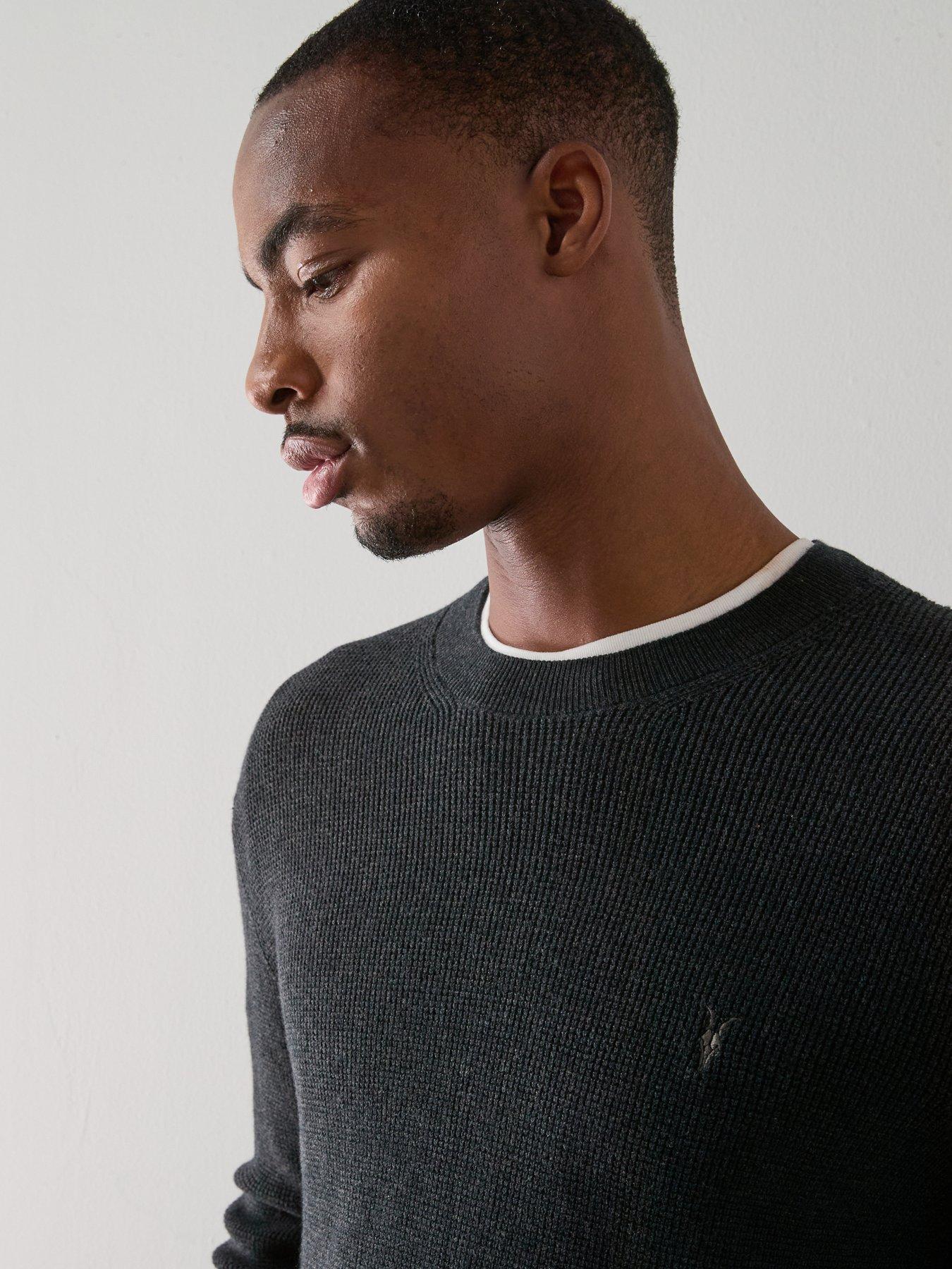 Image 4 of 5 of AllSaints Aspen Crew - Black