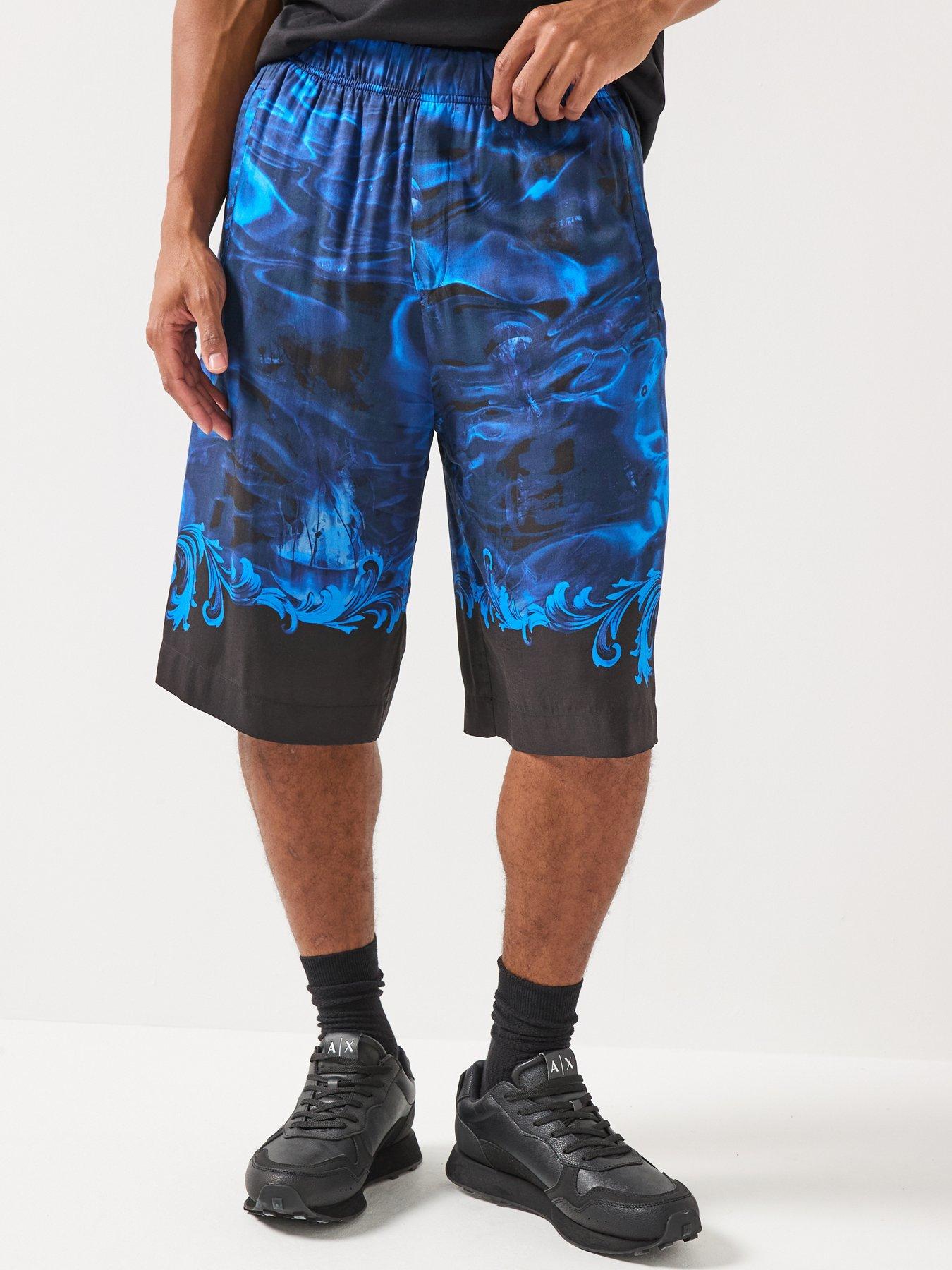 Image 1 of 6 of Versace Jeans Couture Versace Jeans Couture Abyss Shorts - Blue
