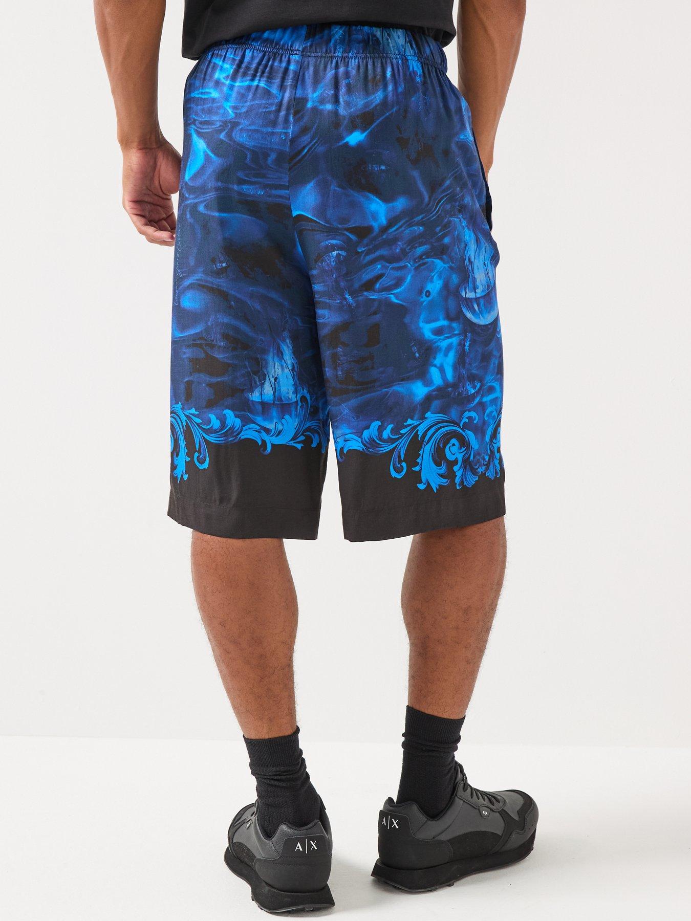 Image 2 of 6 of Versace Jeans Couture Versace Jeans Couture Abyss Shorts - Blue