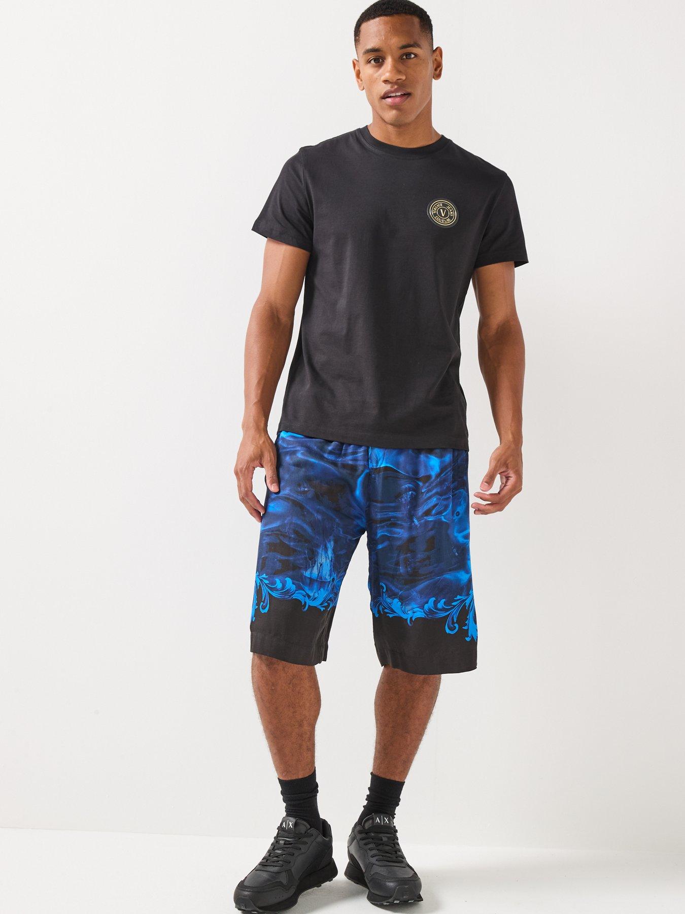 Image 3 of 6 of Versace Jeans Couture Versace Jeans Couture Abyss Shorts - Blue