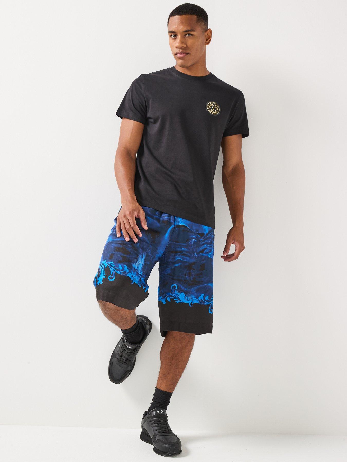 Image 6 of 6 of Versace Jeans Couture Versace Jeans Couture Abyss Shorts - Blue