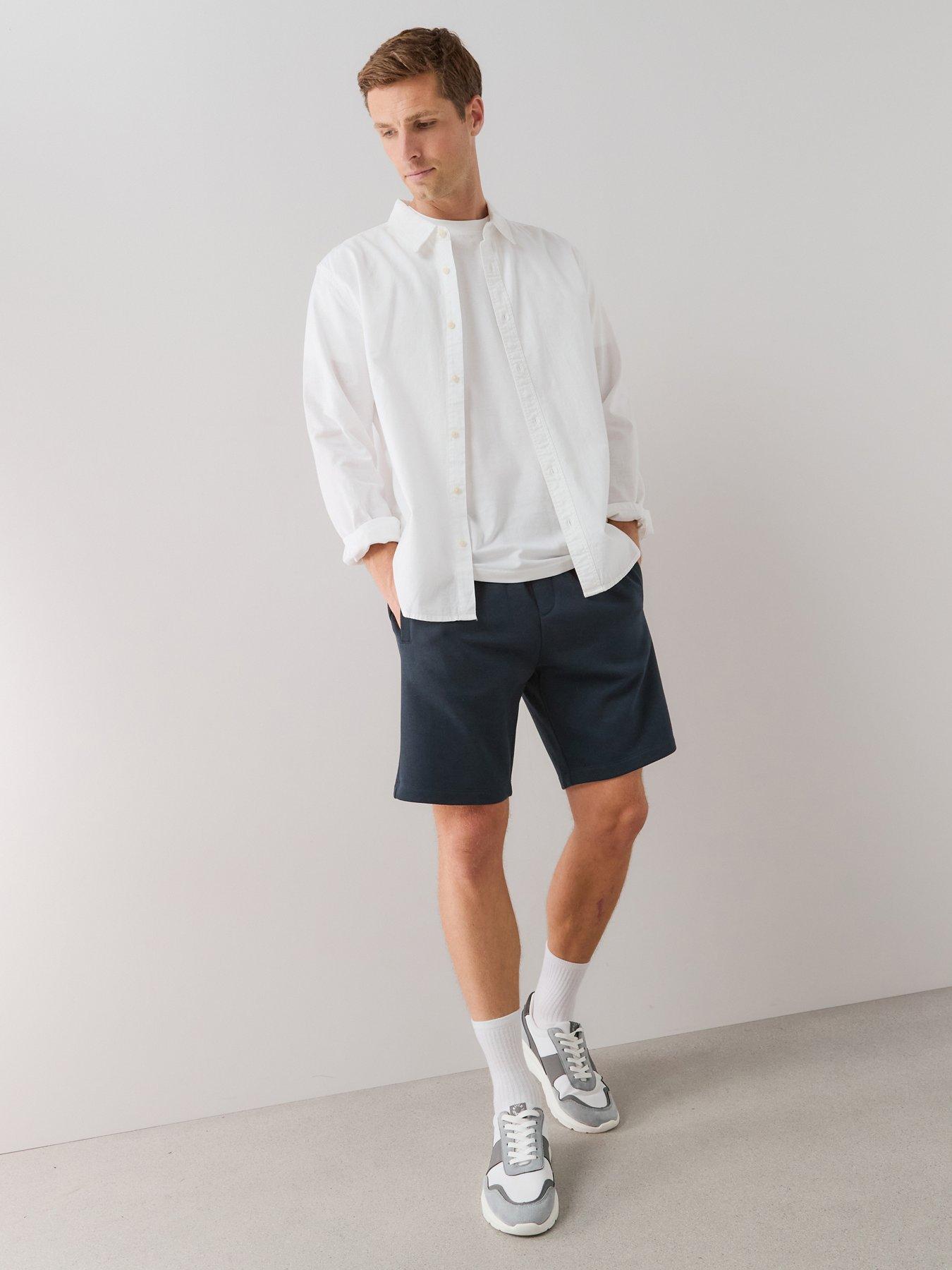 Image 1 of 7 of The Very Collection Essential Jogger Shorts - Navy