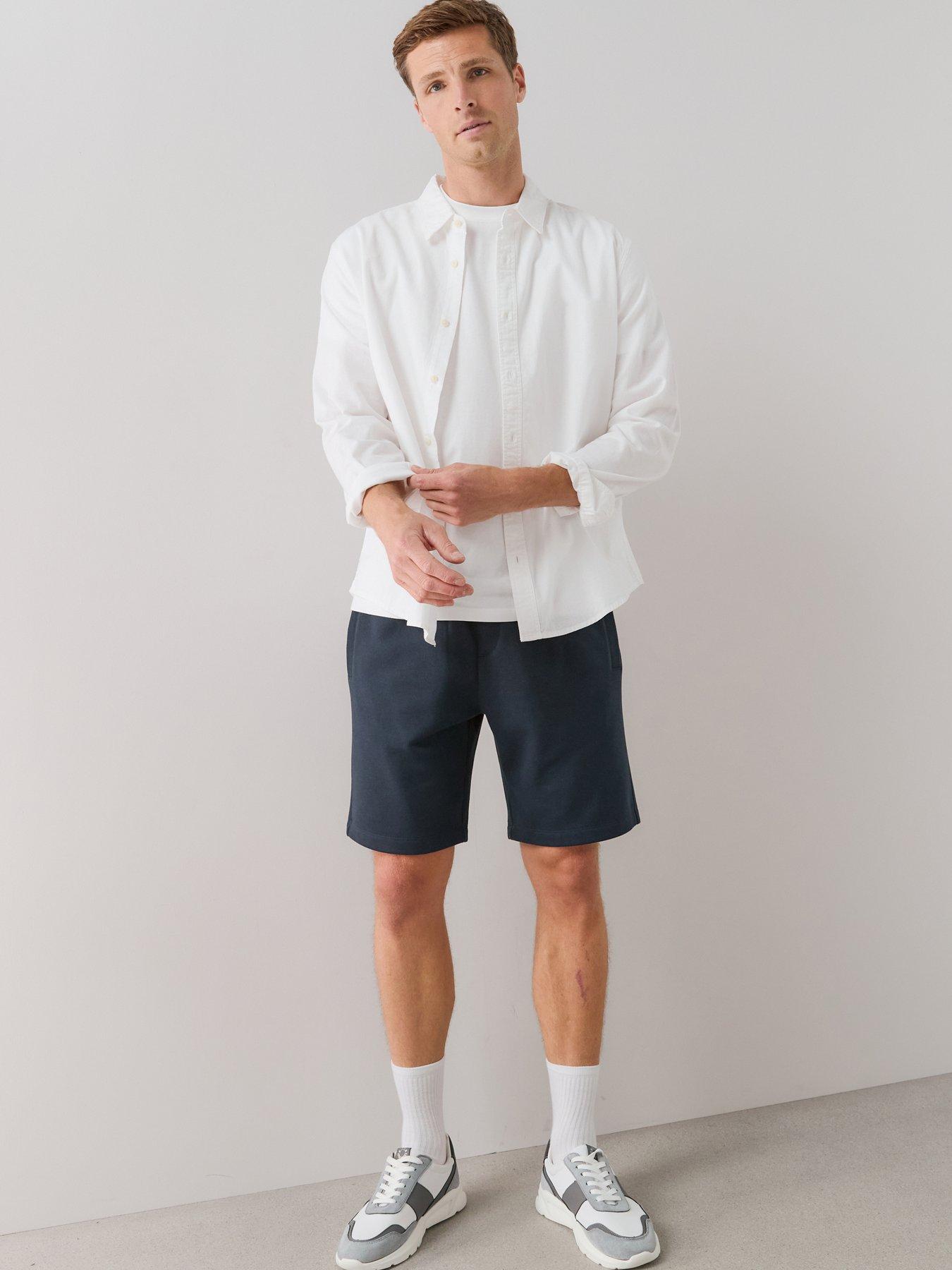Image 3 of 7 of The Very Collection Essential Jogger Shorts - Navy