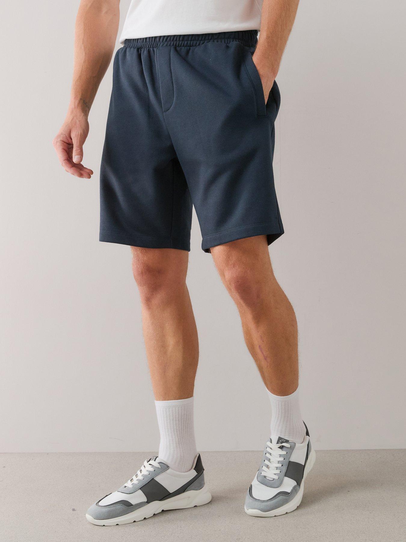 Image 4 of 7 of The Very Collection Essential Jogger Shorts - Navy