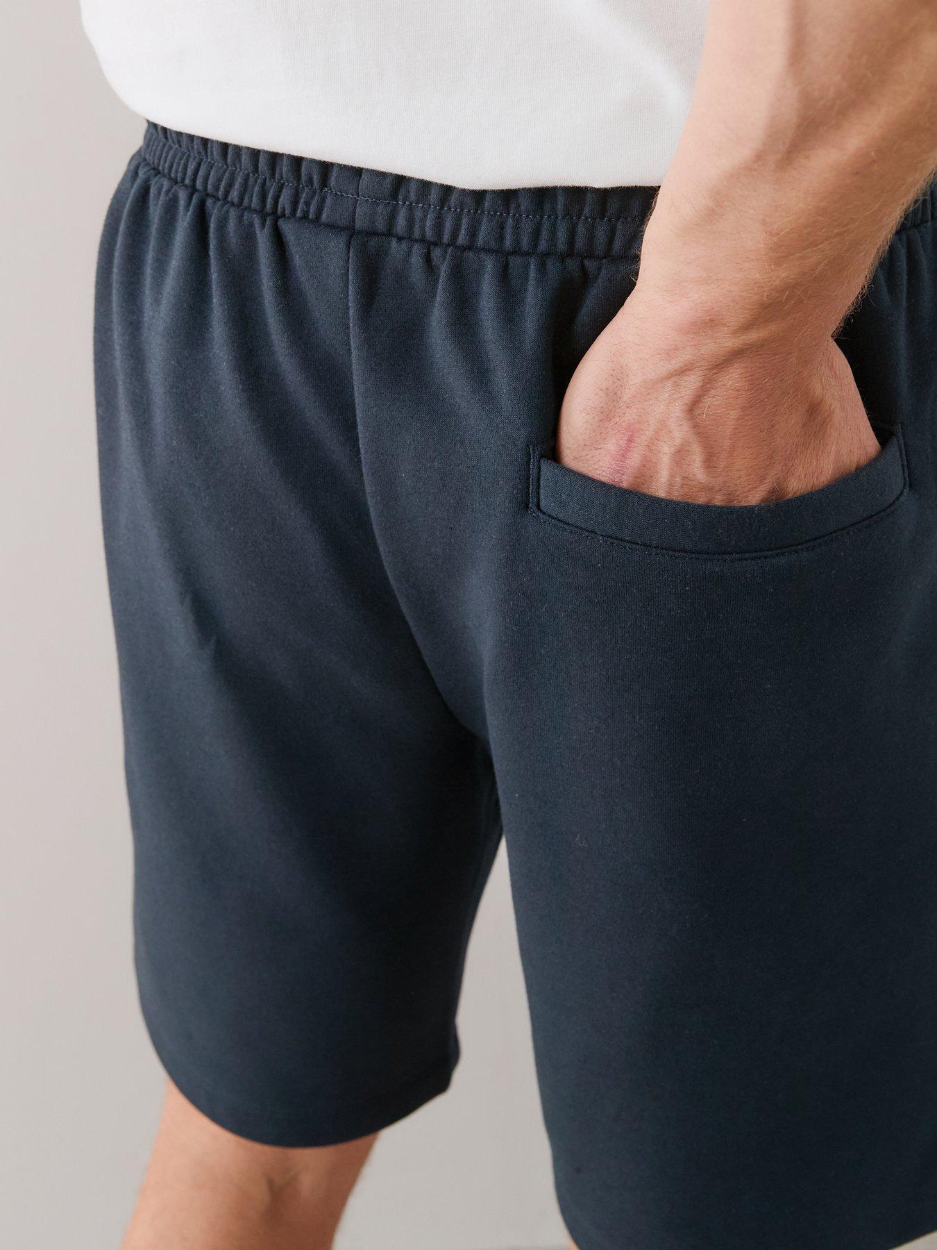 Image 6 of 7 of The Very Collection Essential Jogger Shorts - Navy