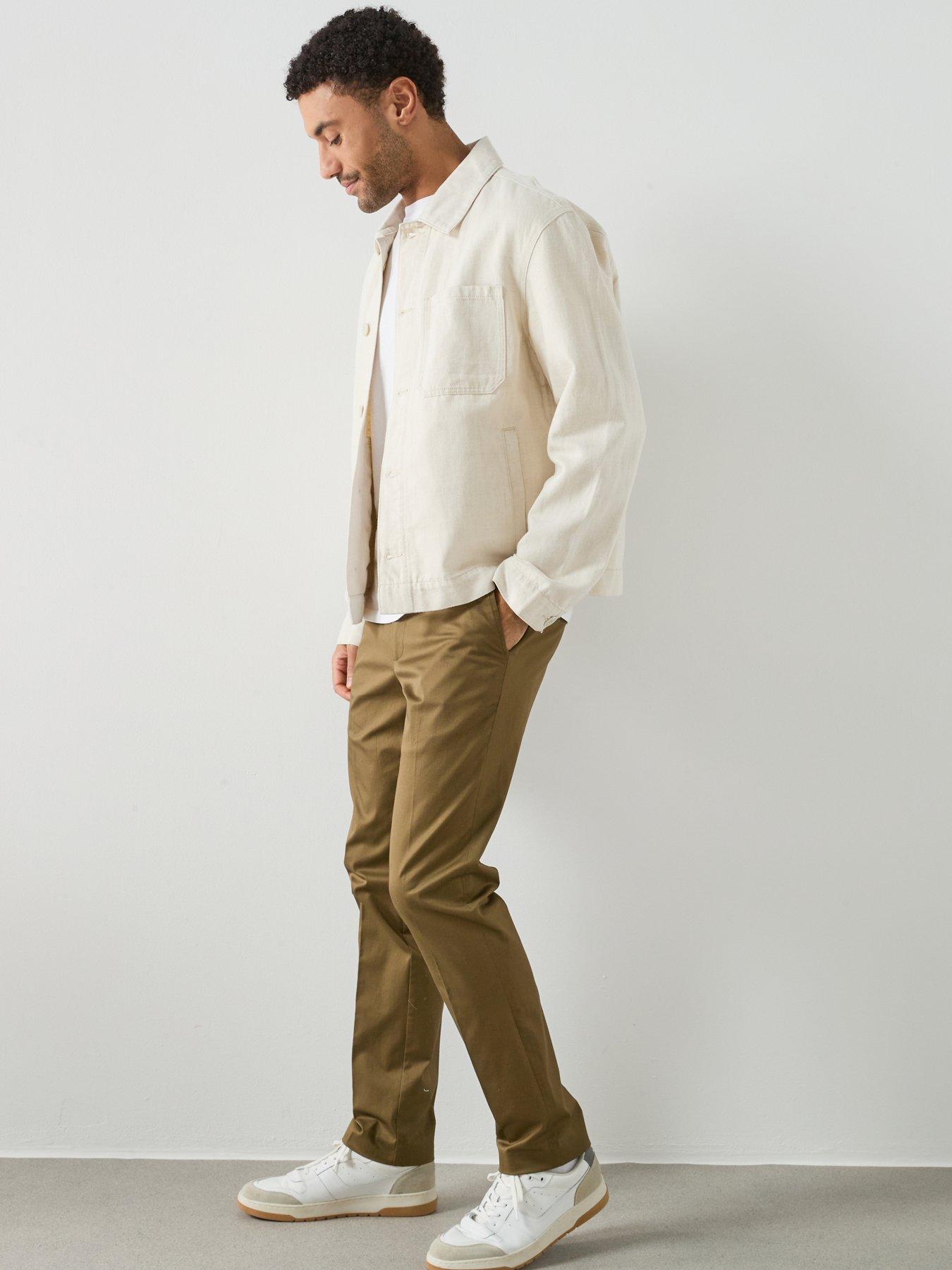Image 6 of 6 of Mango Dublino Trousers - Green