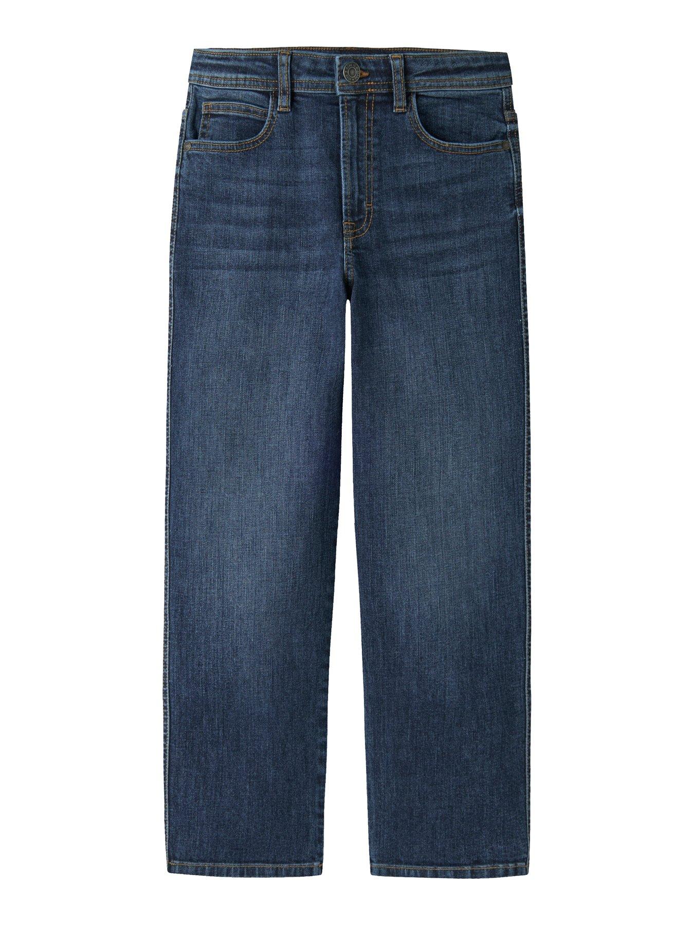 Image 4 of 7 of Name It Boys Ryan Loose Fit Jeans - Dark Blue