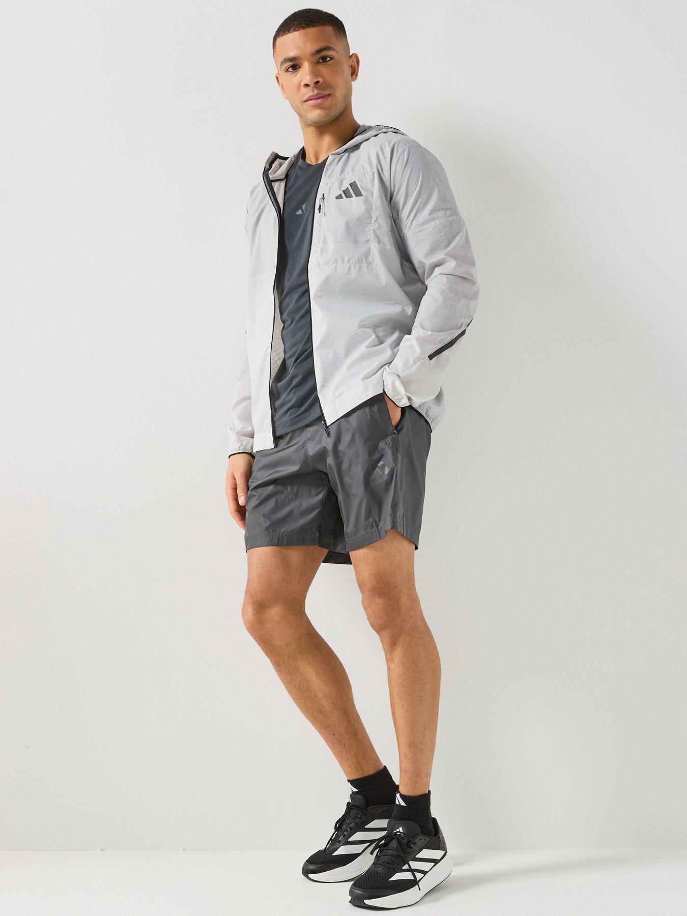 Image 3 of 6 of adidas Terrex Mens Trail Running Xpr Light Windbreaker - White/Black