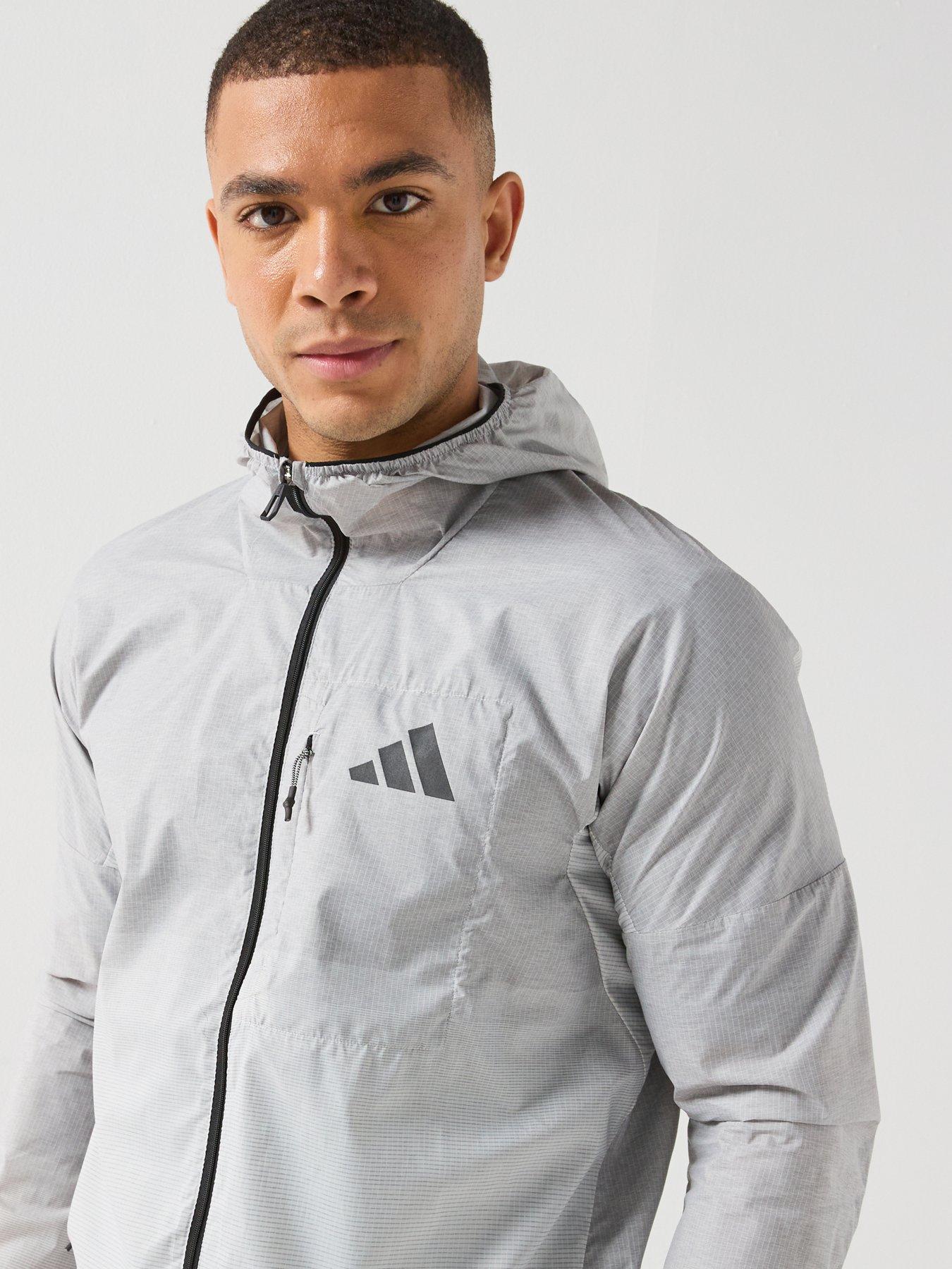 Image 6 of 6 of adidas Terrex Mens Trail Running Xpr Light Windbreaker - White/Black