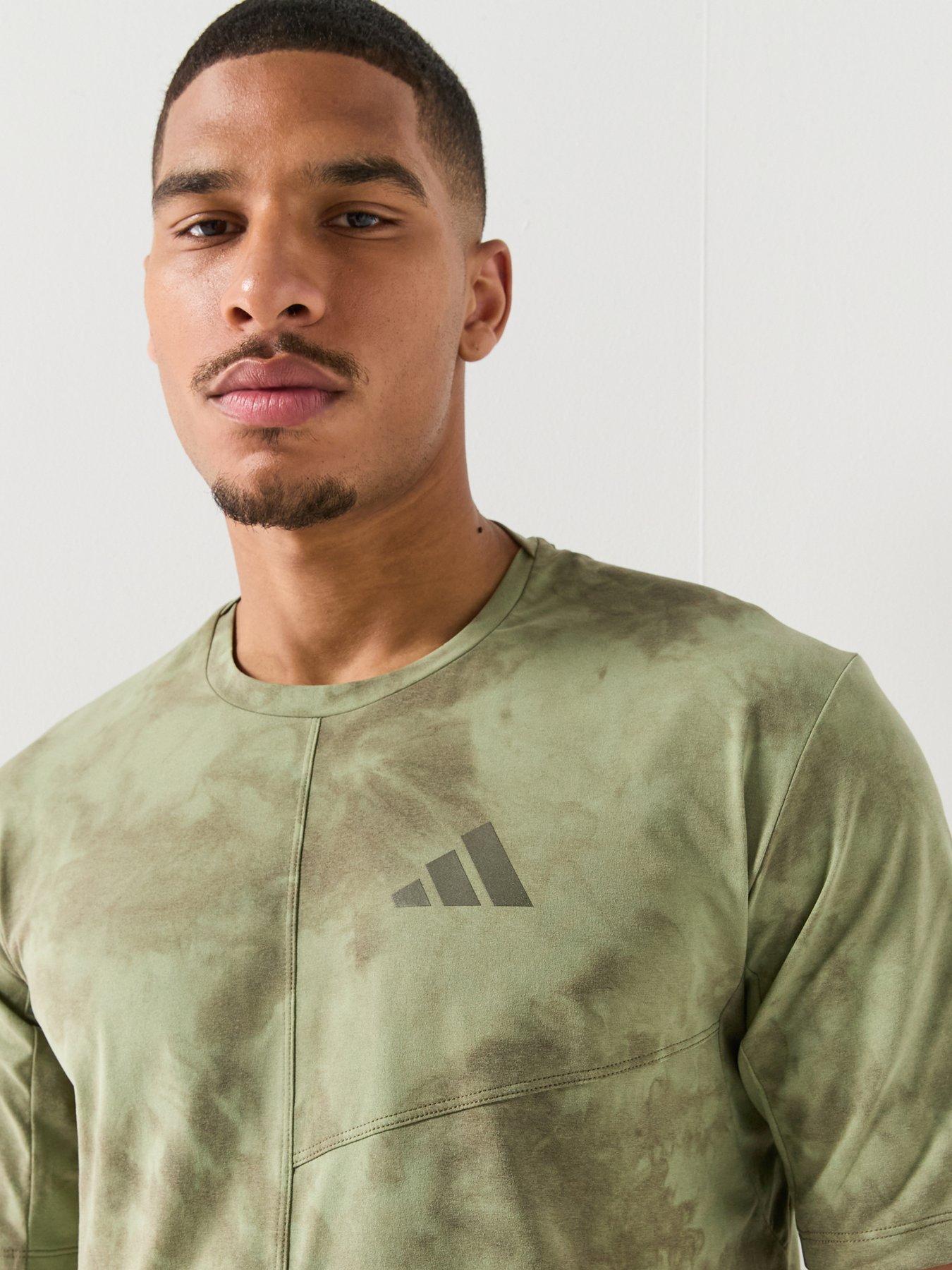 Image 4 of 6 of adidas Terrex Mens Mountain Printed T-Shirt - Green