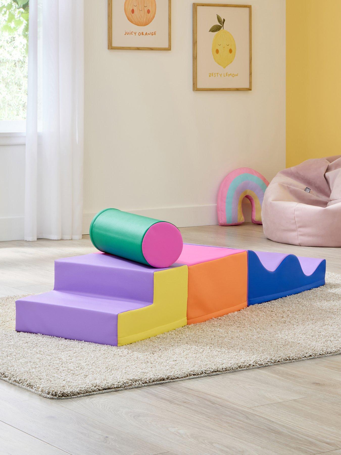 Soft Steps Soft Steps Soft Play Large Wave  &  Slide 4 Piece Play Set