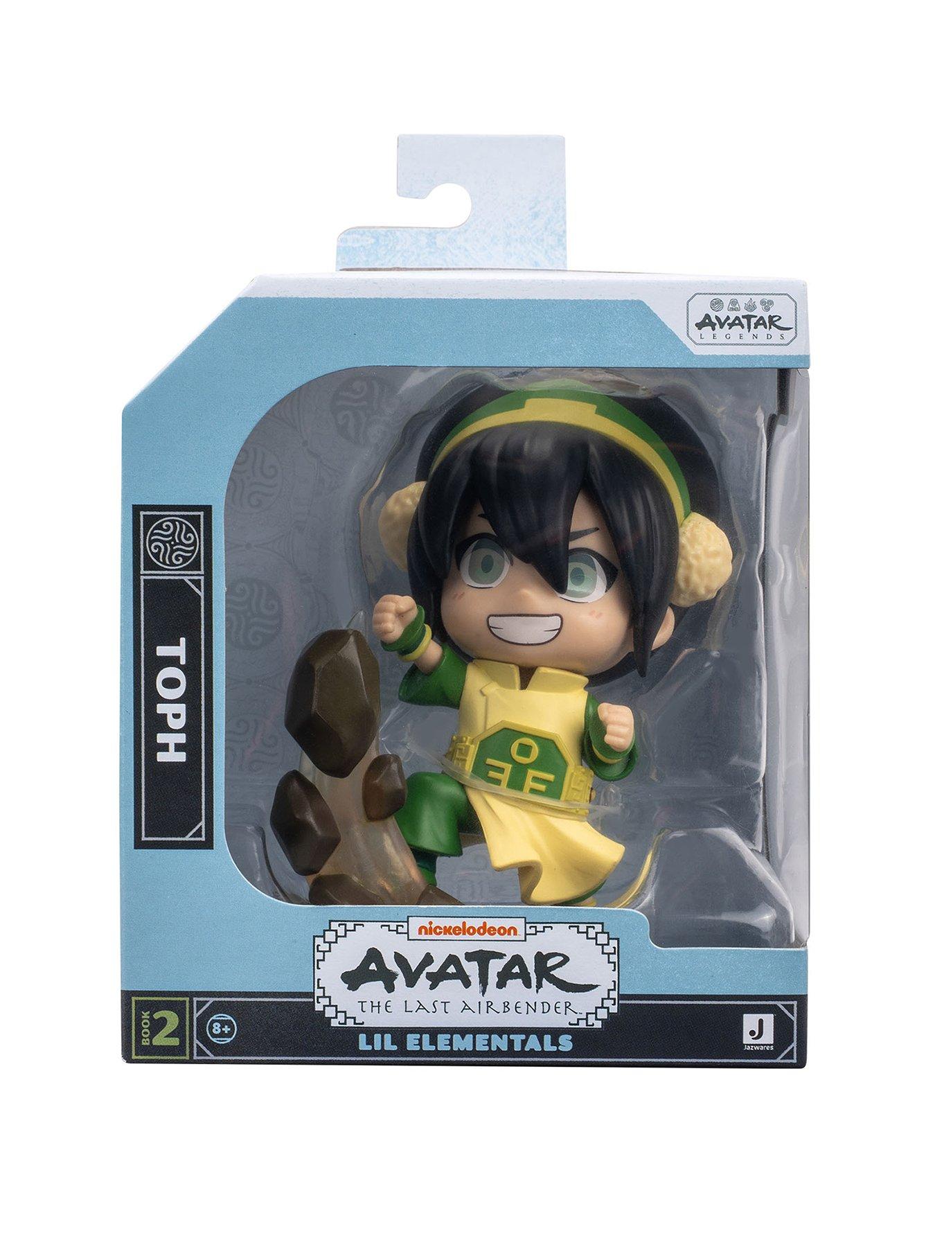 Avatar Avatar: The Last Airbender Toph - 4-Inch Mini Figure in Kawaii Style in Dynamic Pose with Display Base