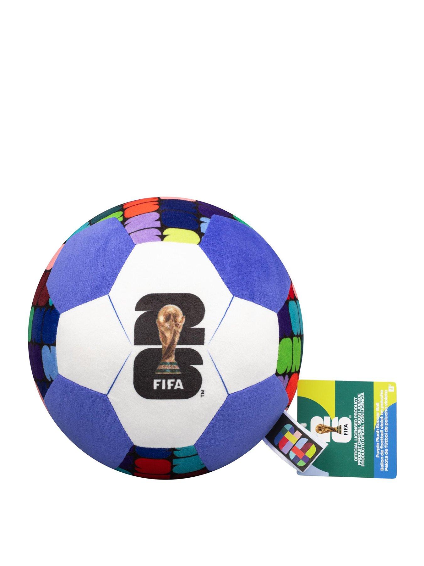 FIFA FIFA 9-Inch Purple Plush Football - Soft, Collectible World Cup Plush Toy - Official FIFA Pattern - Ages 3+