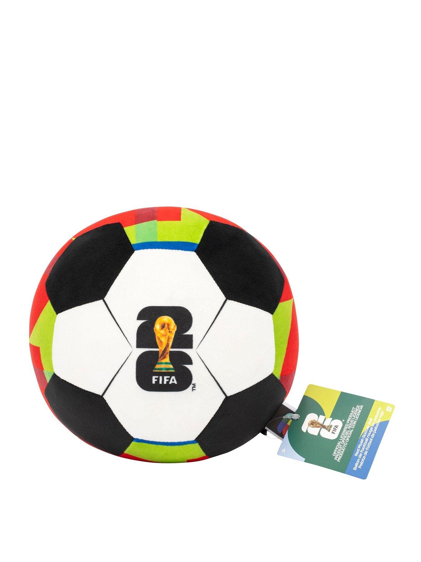 FIFA FIFA 9-Inch Red Plush Football - Soft, Collectible World Cup Plush Toy - Official FIFA Pattern - Ages 3+