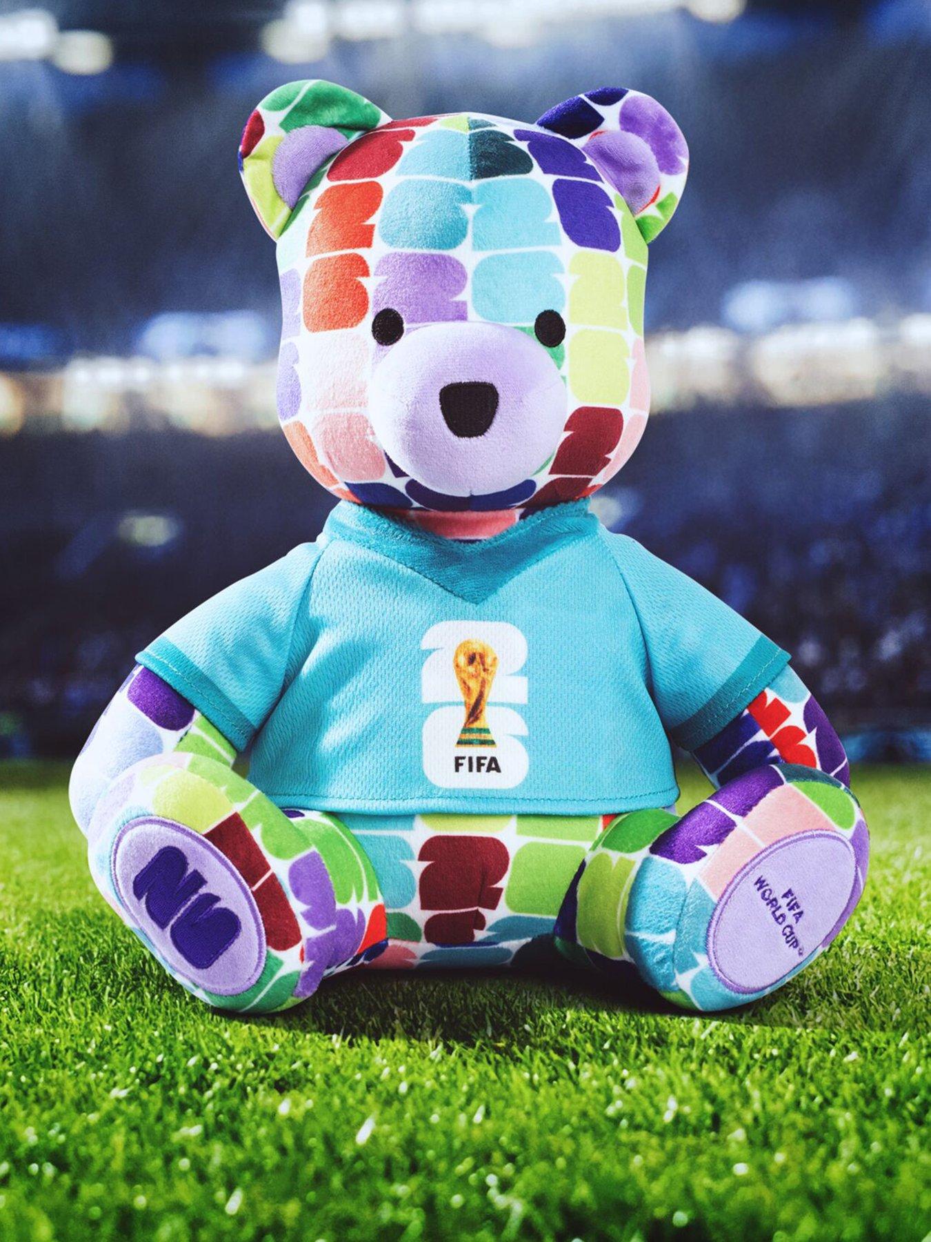 Image 1 of 6 of FIFA JPFI -&nbsp;6"&nbsp;Soccer Bear 4pc PDQ
