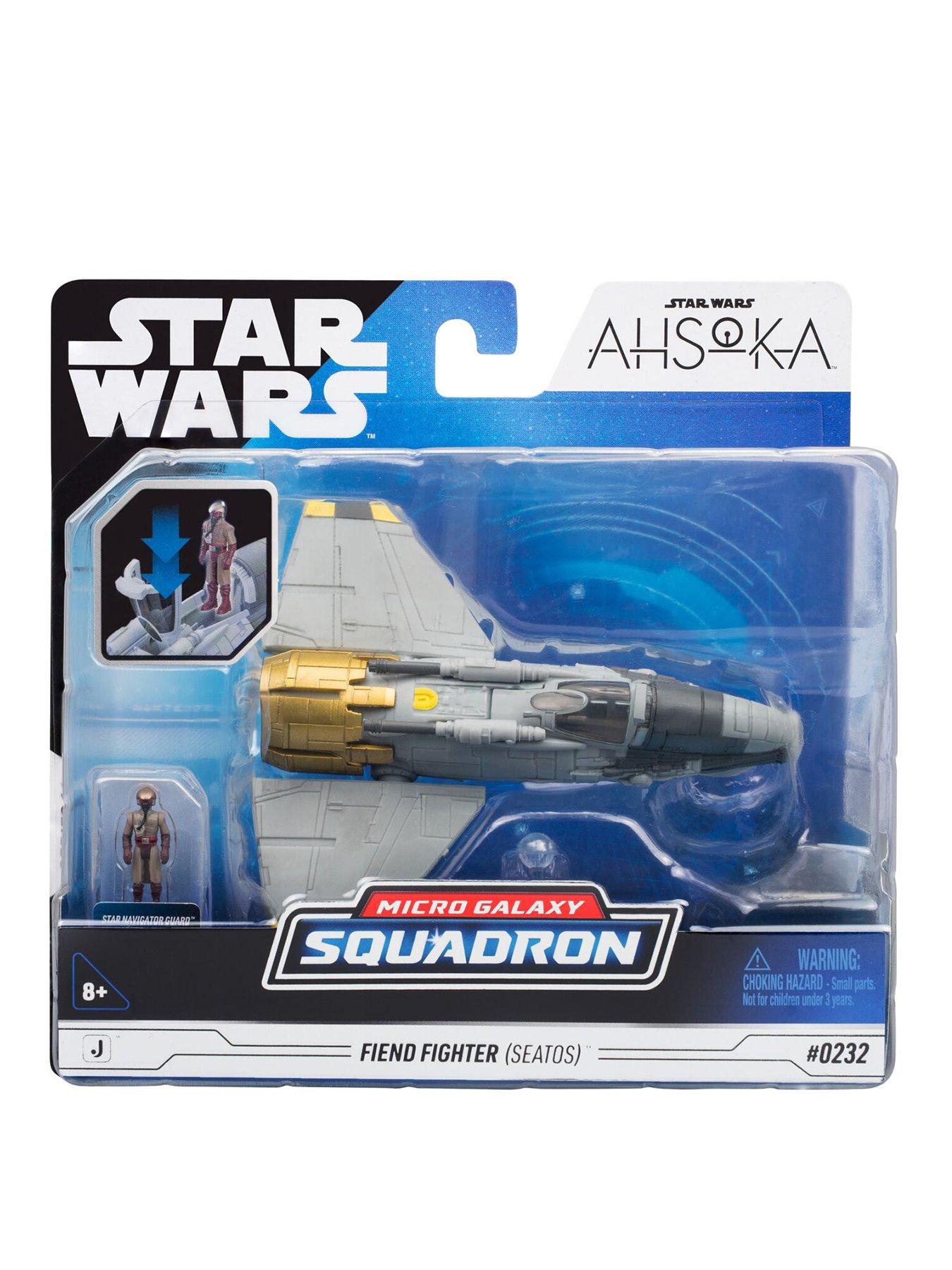Star Wars SWJ - Medium Vehicle (5" Vehicle  &  Figure Assortment) - Fiend Fighter w/Star Navigator Guard Pilot)- Series 11