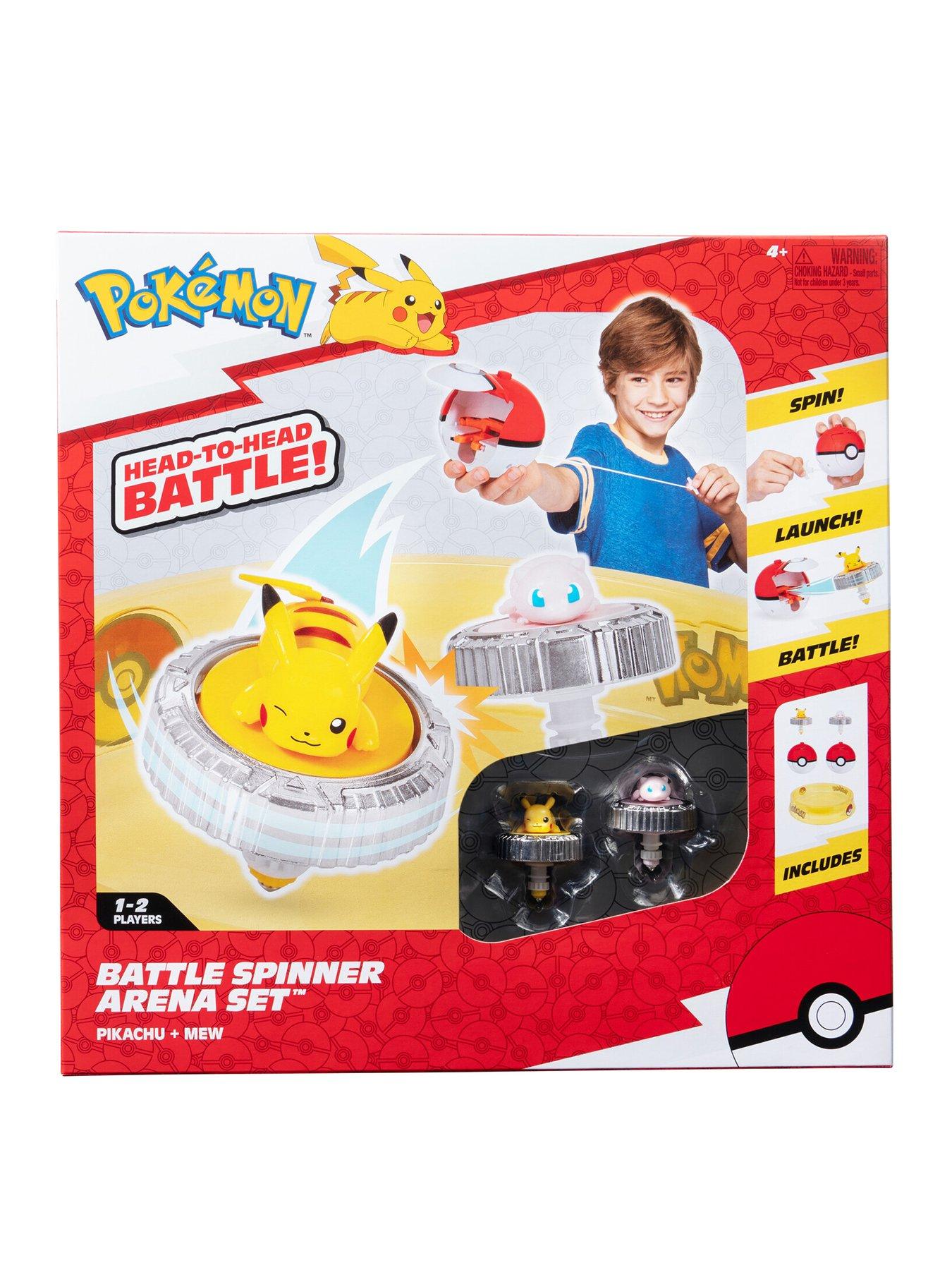 Pokemon Pokemon Battle Spinner Arena Set - Two Battle Spinners with Two Poke Ball Spinner Launchers and Battle Arena