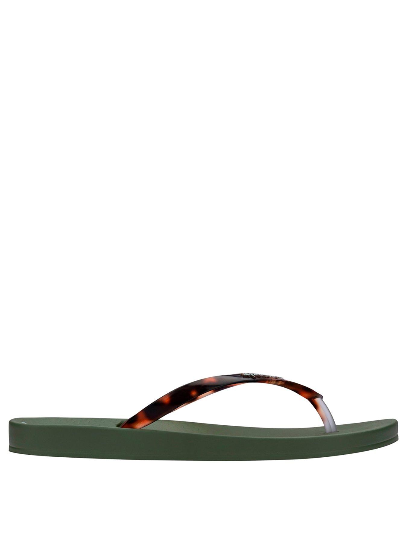 Image 2 of 4 of Ipanema Anat Connect Tortoise Shell Flip Flop - Green