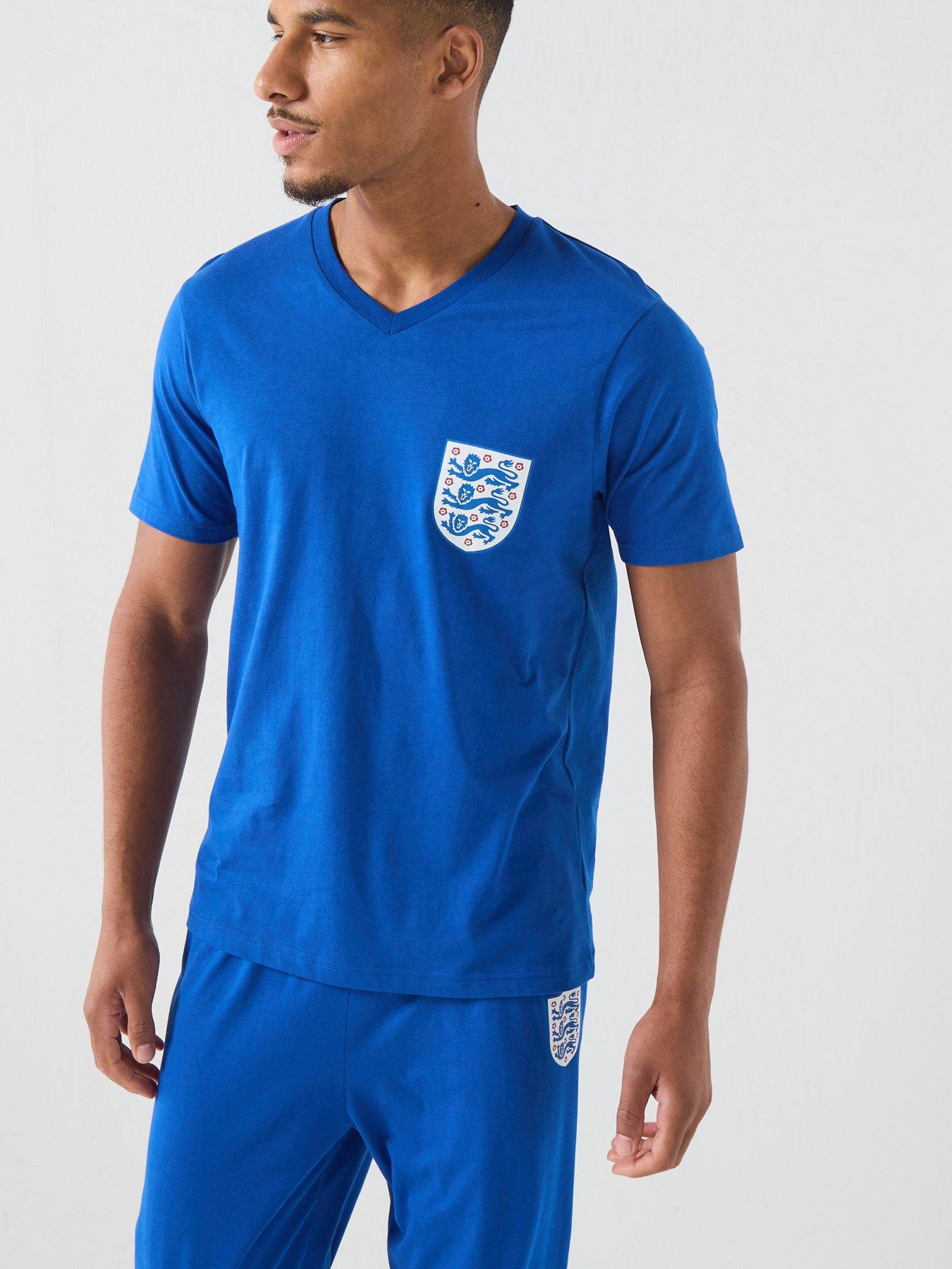 England Fc Short Sleeve Pyjamas - Blue