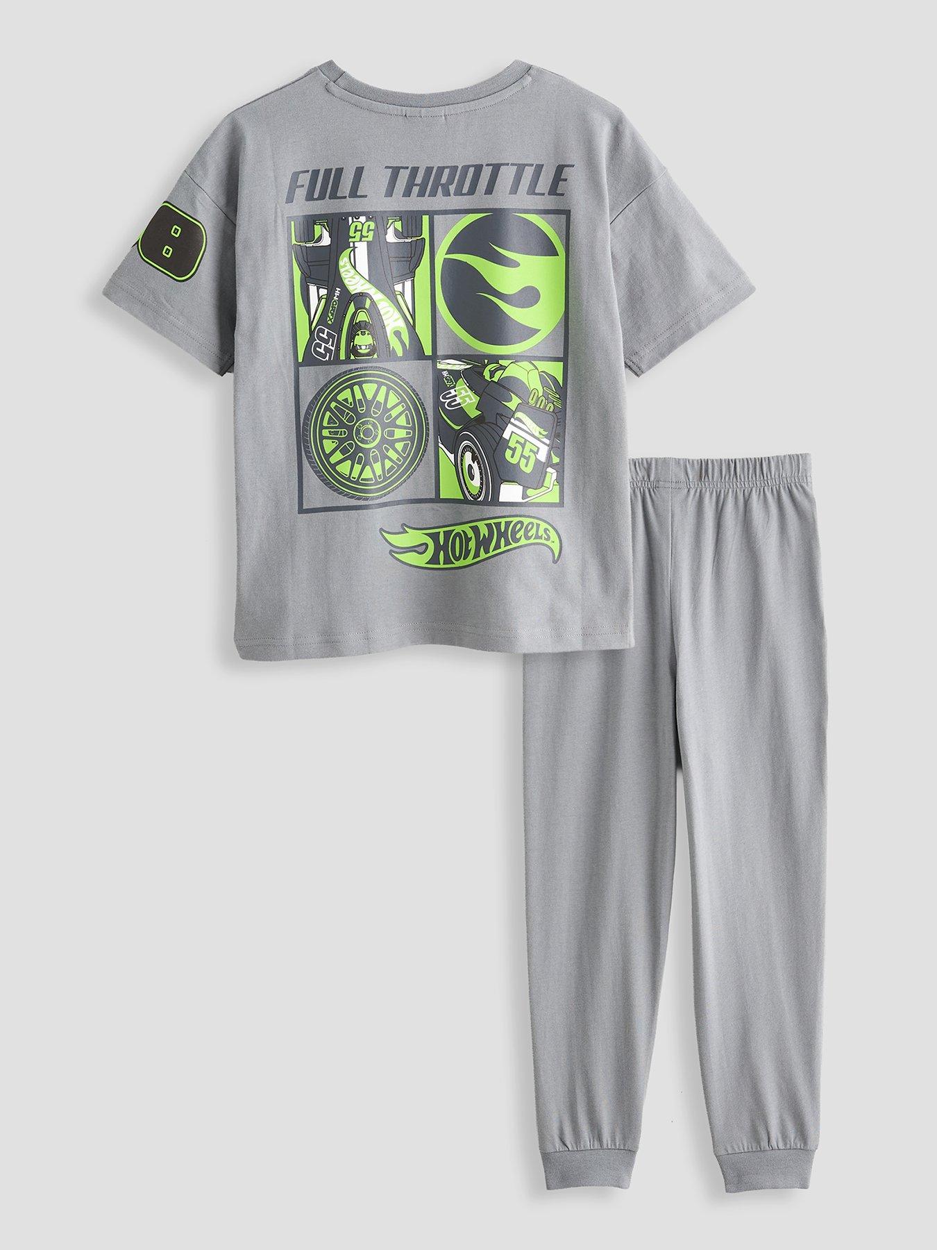 The Very Collection Hot Wheels Back Print Short Sleeve Pyjama Set