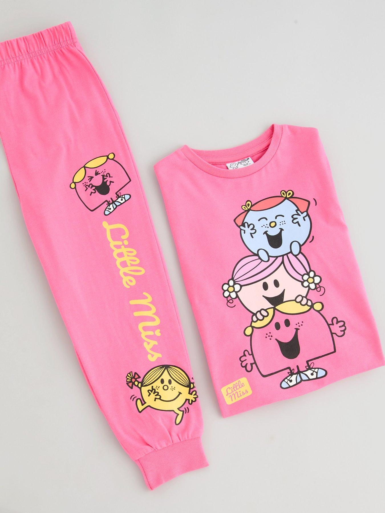 Image 3 of 6 of The Very Collection Little Miss Long Sleeve Pyjama Set - Pink