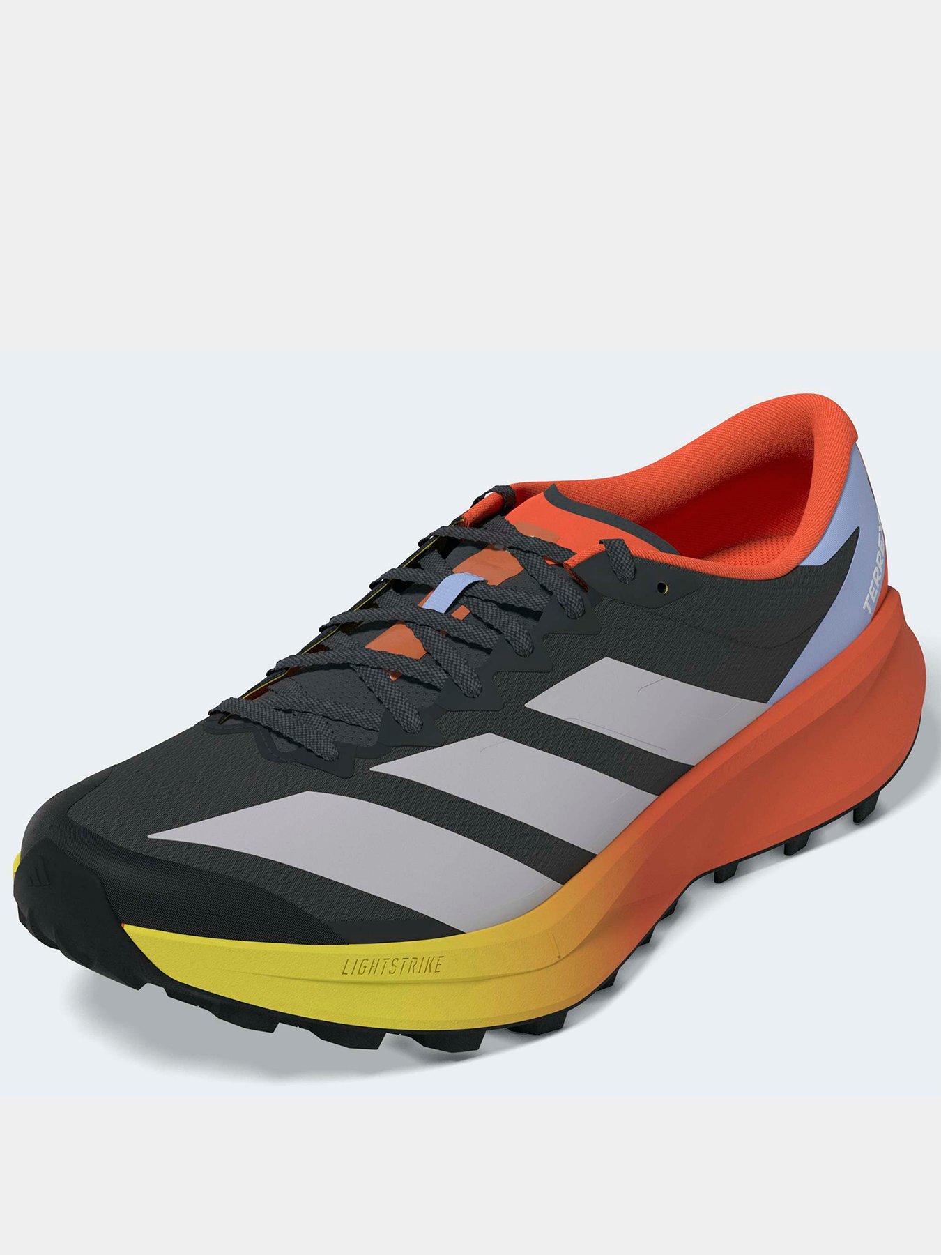 adidas Terrex Womens Trail Running Agravic 4 Trainers - Grey/orange