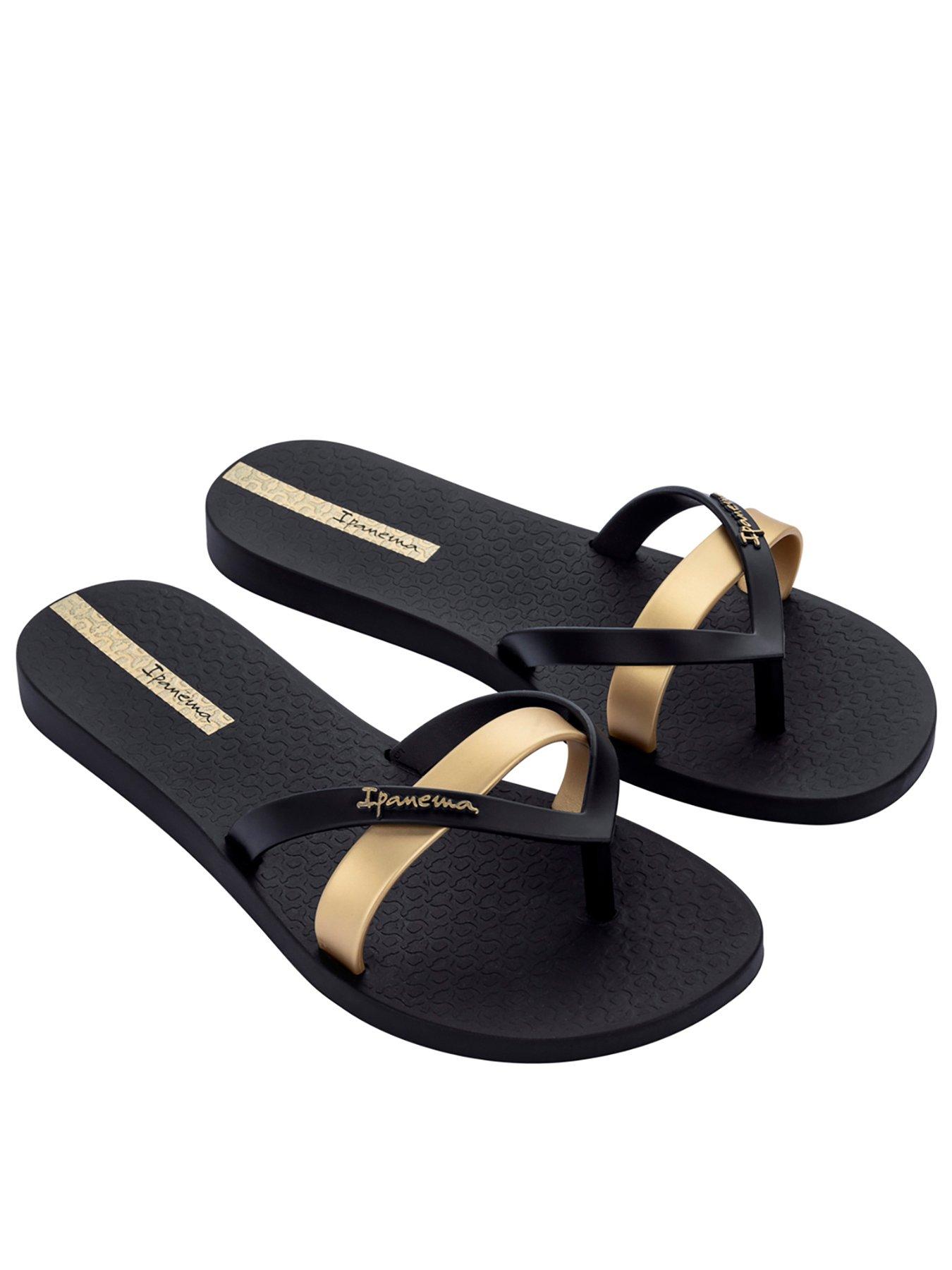 Image 1 of 5 of Ipanema Kirei Print Flip Flop - Black