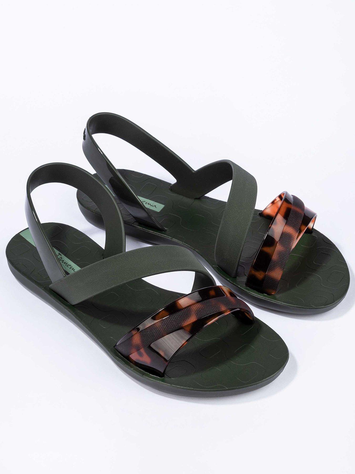 Image 1 of 3 of Ipanema Vibrant Detailed Sandal - Green