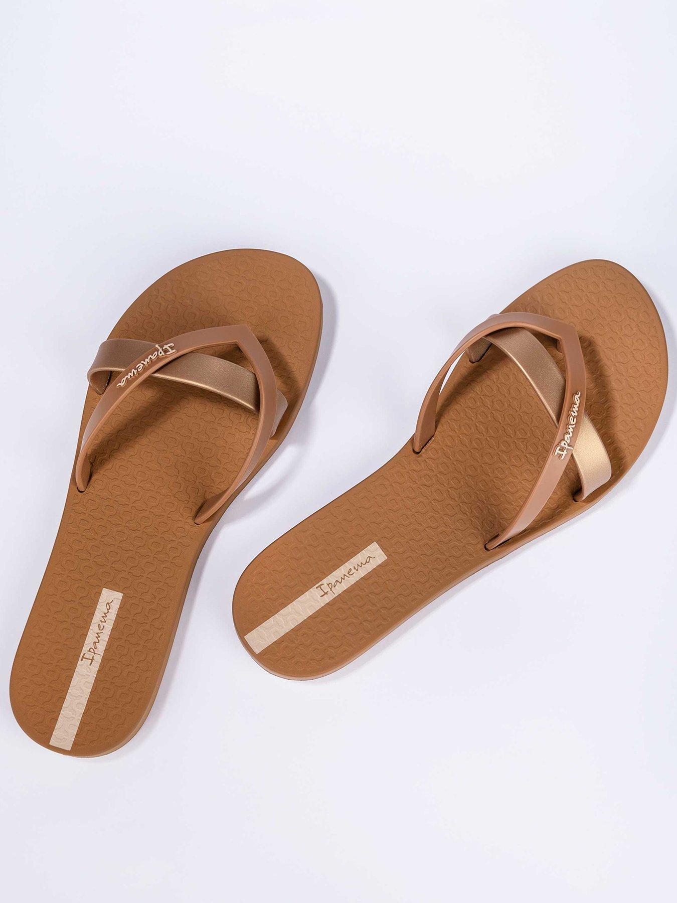 Ipanema Kirei Print Flip Flop - Brown