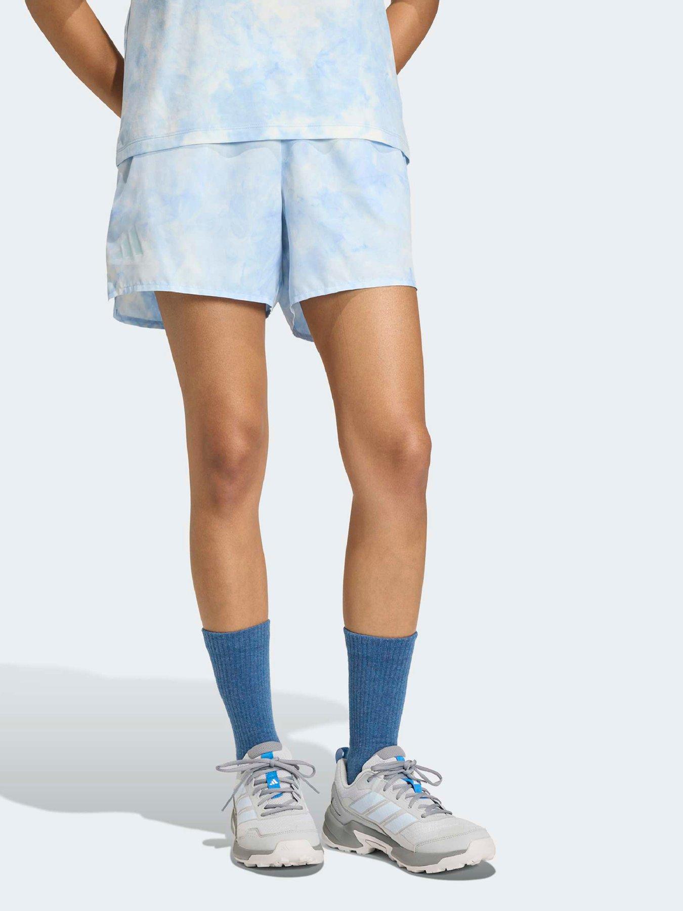 adidas Terrex Womens Mountain Printed Shorts - Blue