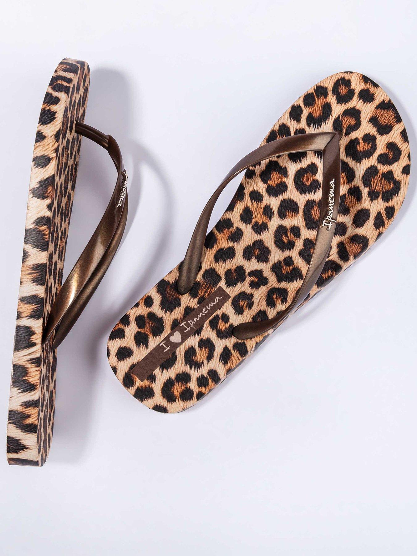 Ipanema Animal Print Flip Flop - Beige