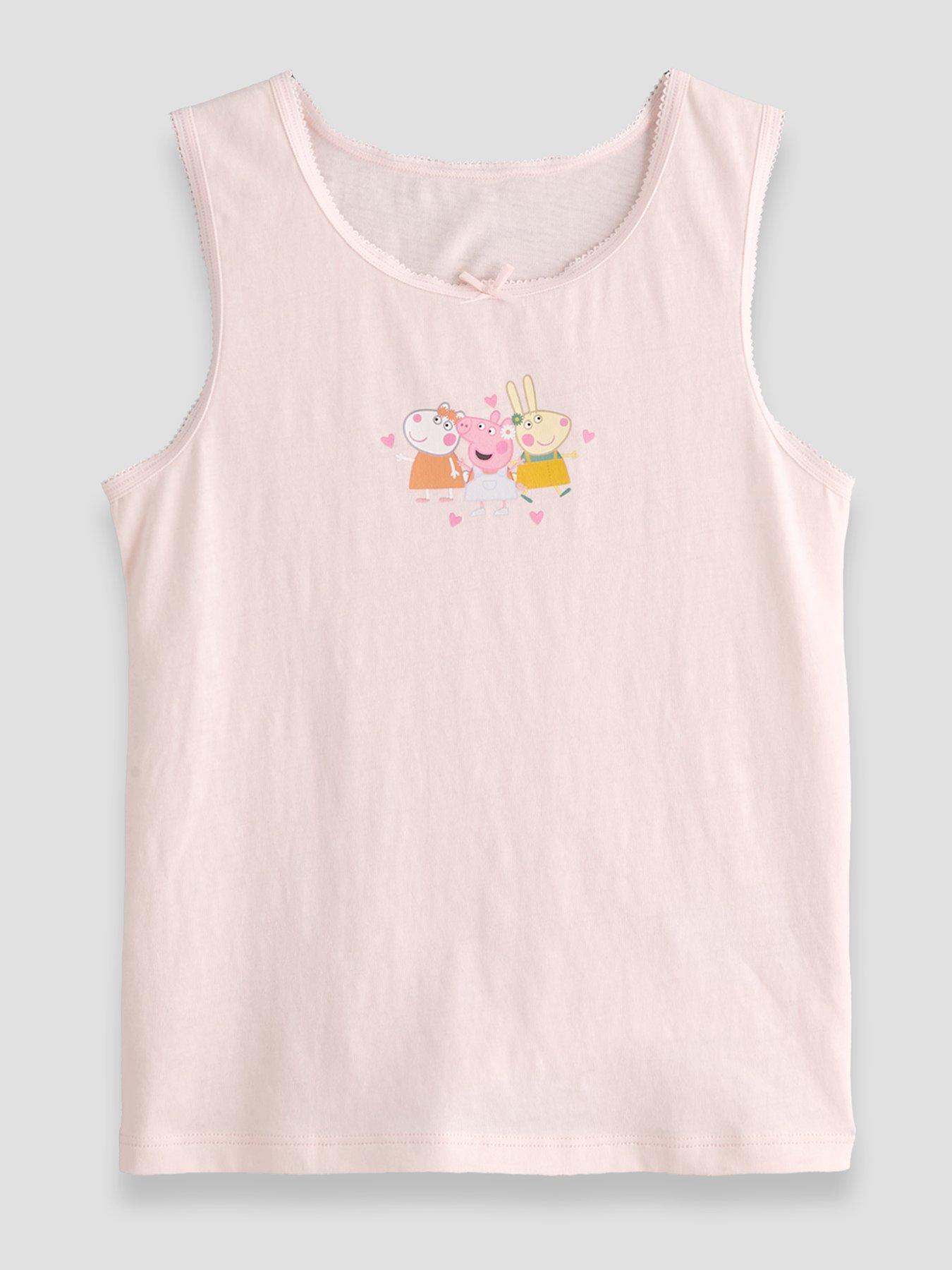 Image 2 of 5 of The Very Collection Peppa Pig 3 Pack Vests